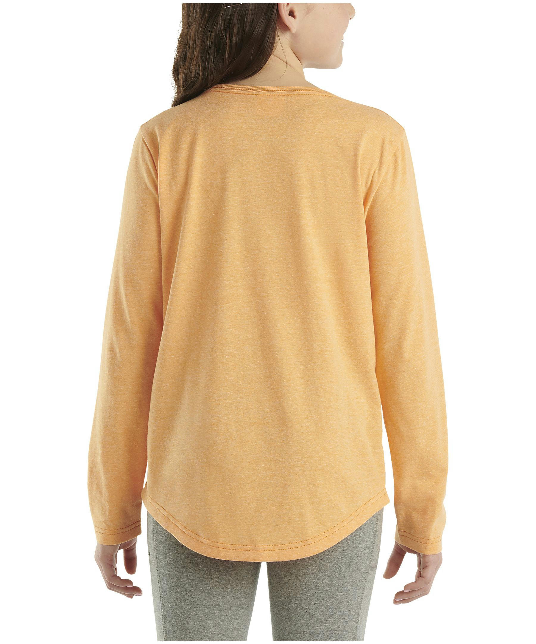 Carhartt Toddler Girl's Long Sleeve Graphic Crewneck T Shirt