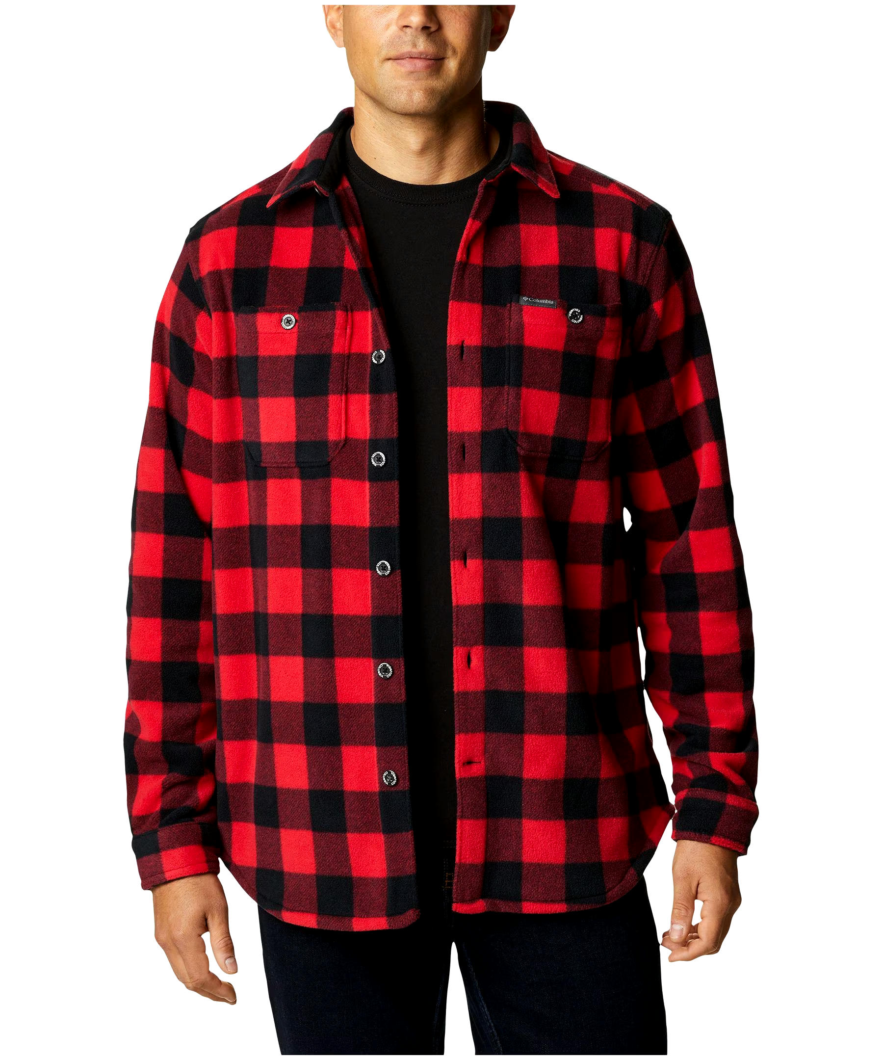 Columbia Men's Flare Gun Fleece Long Sleeve Shirt Jacket