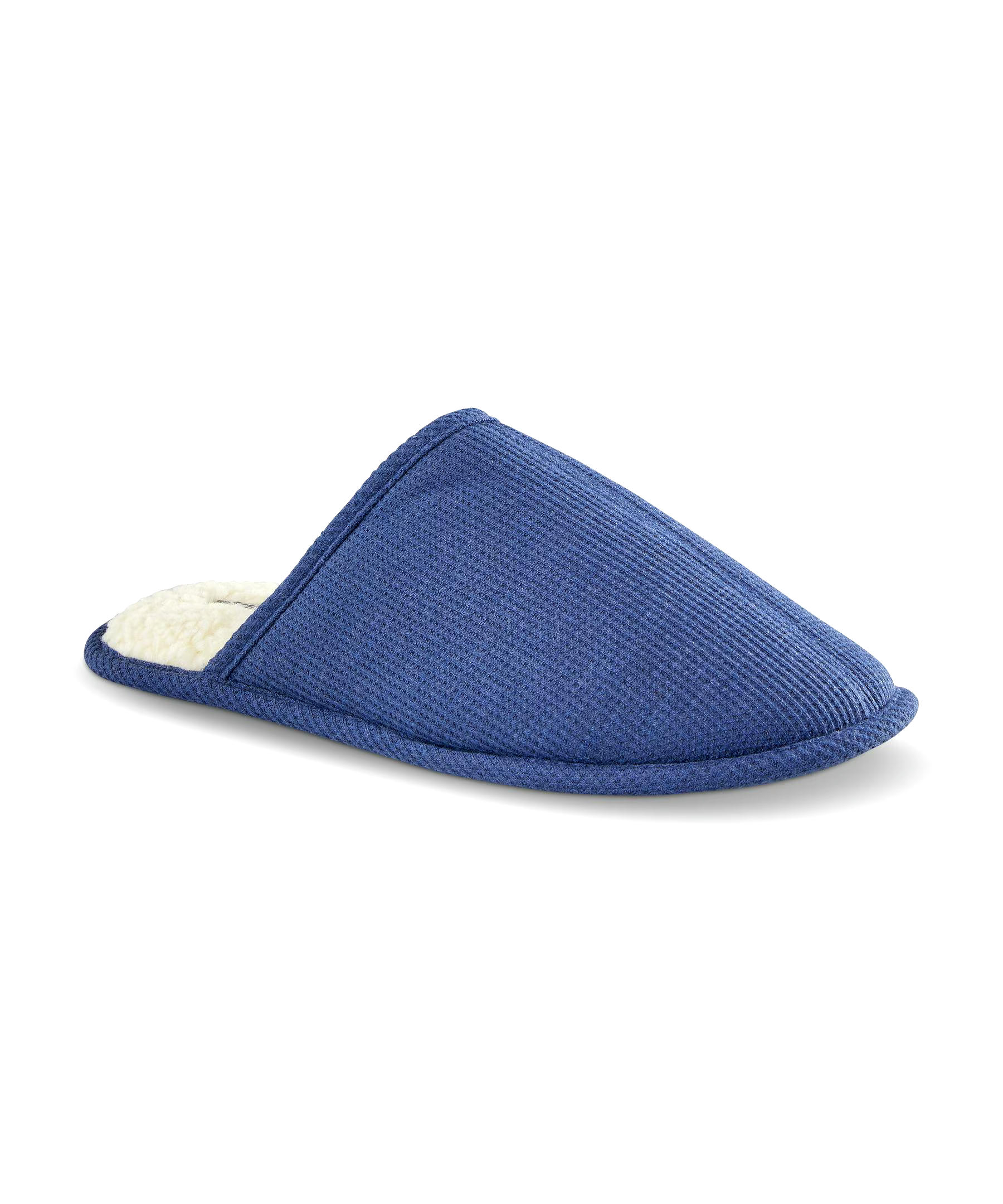 WindRiver Men's Woven Memory Foam Scuff Slipper