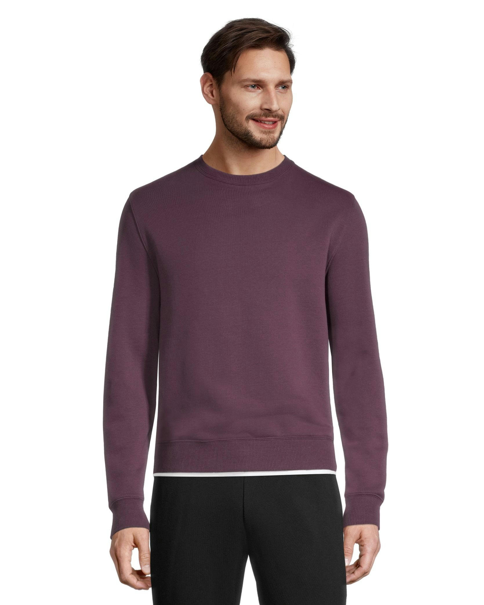 Denver Hayes Men's Basic Fleece Crewneck Sweatshirt