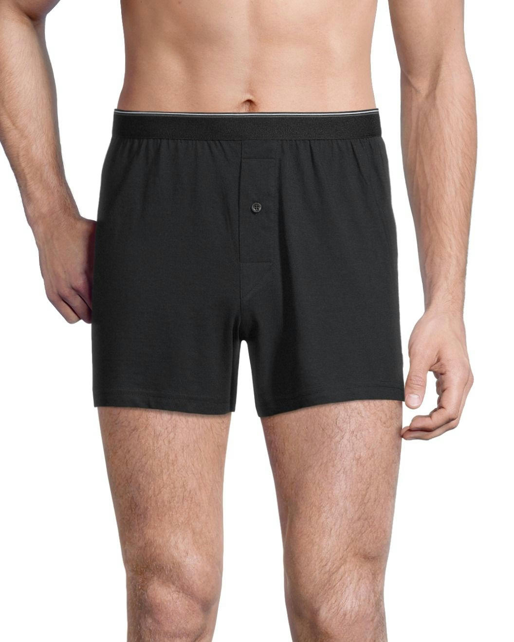 Denver Hayes Men's 2 Pack Yarn Dye Loose Fit Boxer Briefs