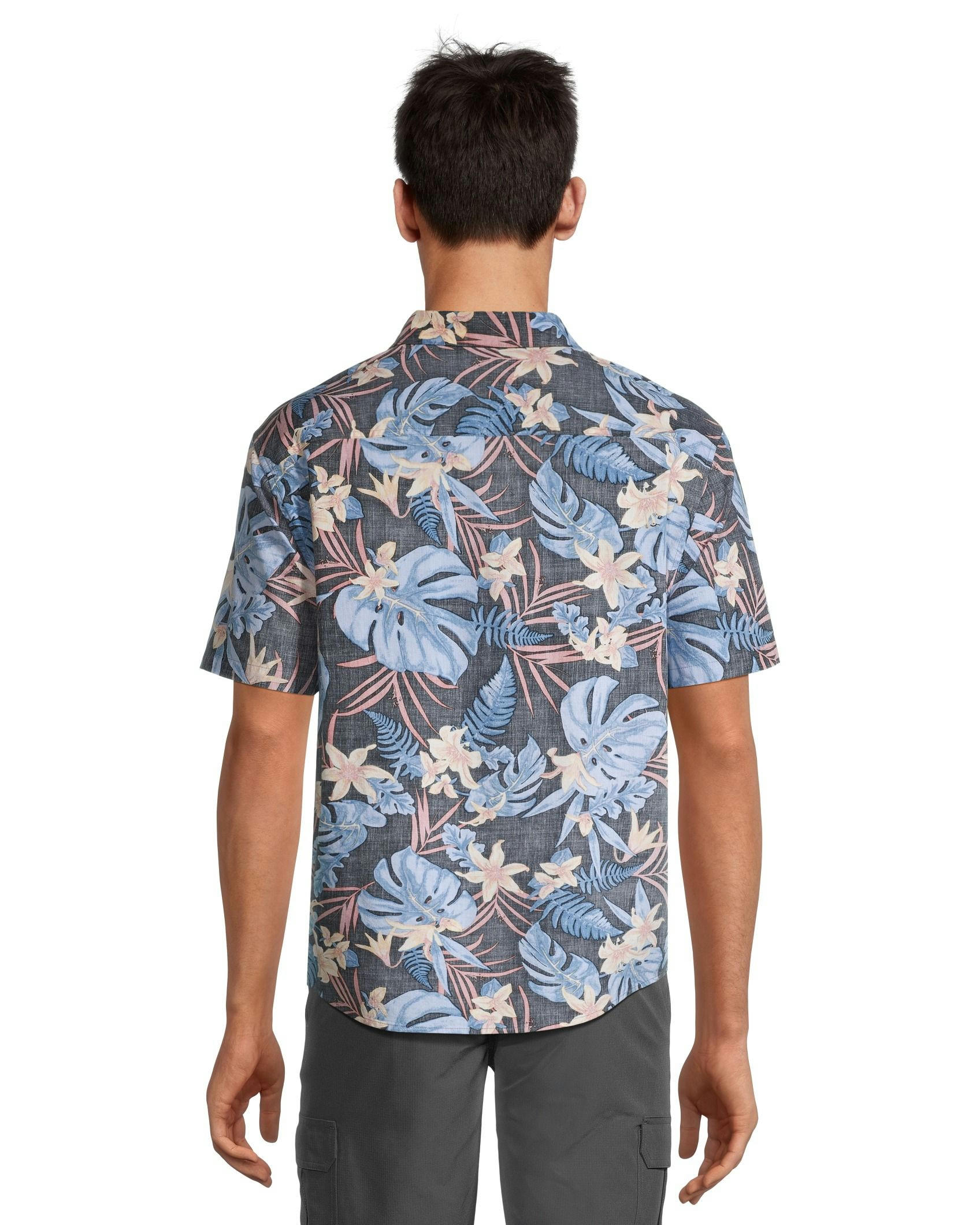 FarWest Men's AOP Modern Fit Stretch Shirt