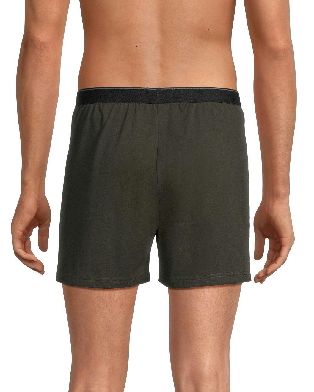 Denver Hayes Men's 2 Pack Yarn Dye Loose Fit Boxer Briefs