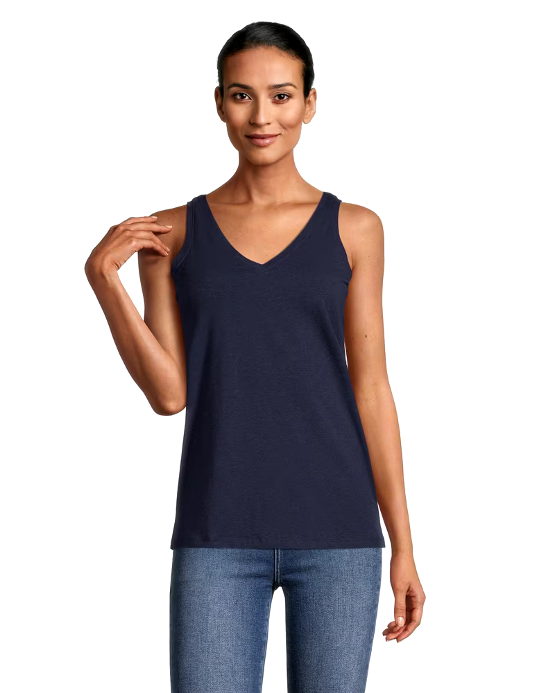 Denver Hayes Women's Semi Fitted V-Neck Tank