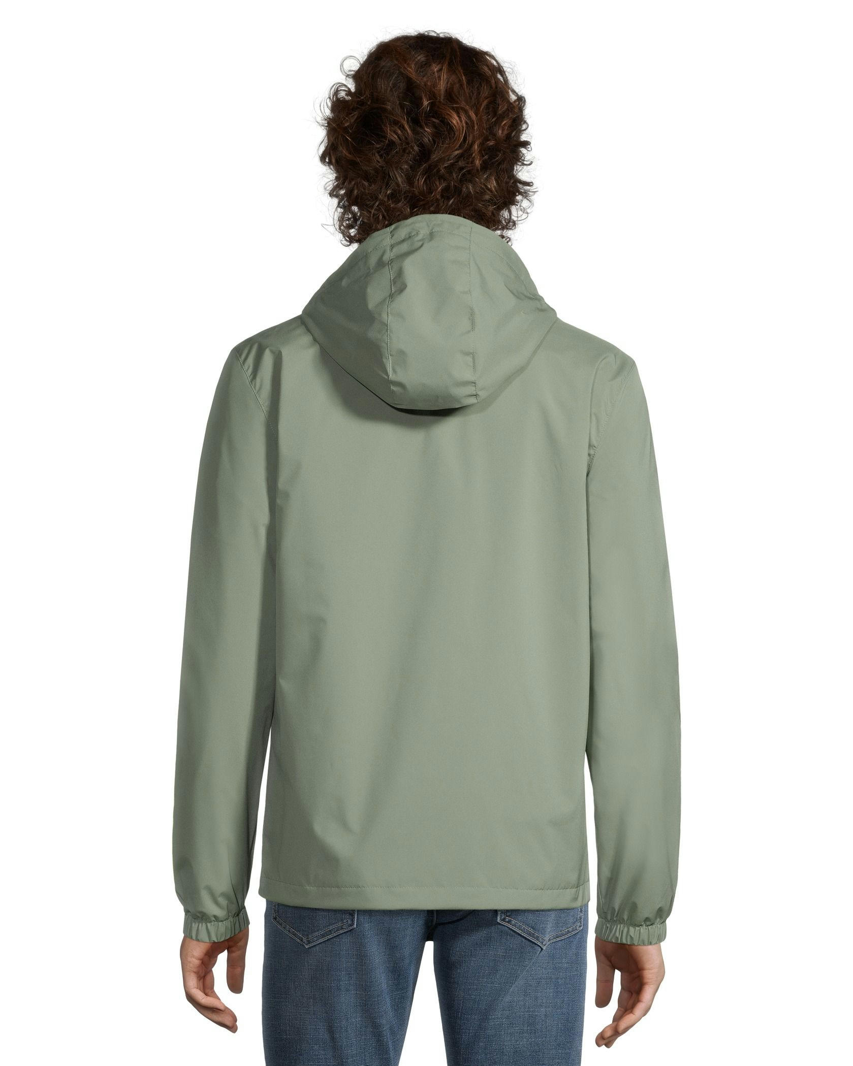 Denver Hayes Men's Water Repellent Hyper-Dri 1 Carlton Attached Hood Jacket