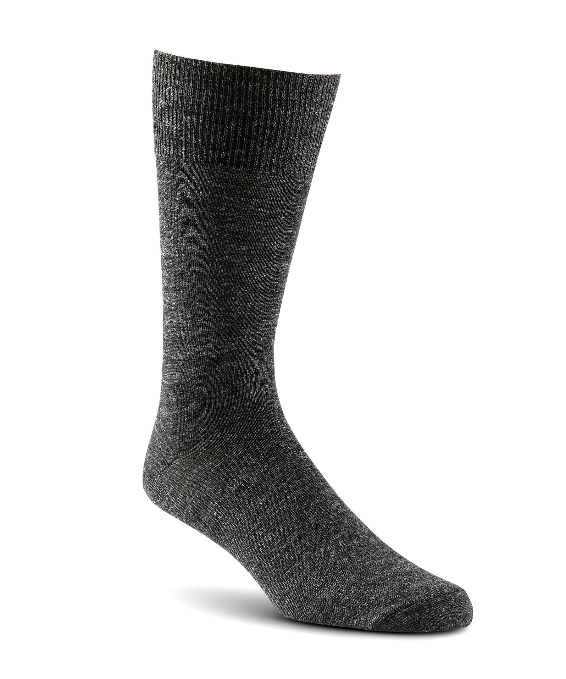 Denver Hayes Men's Merino Wool Blend FRESHTECH Dress Crew Sock