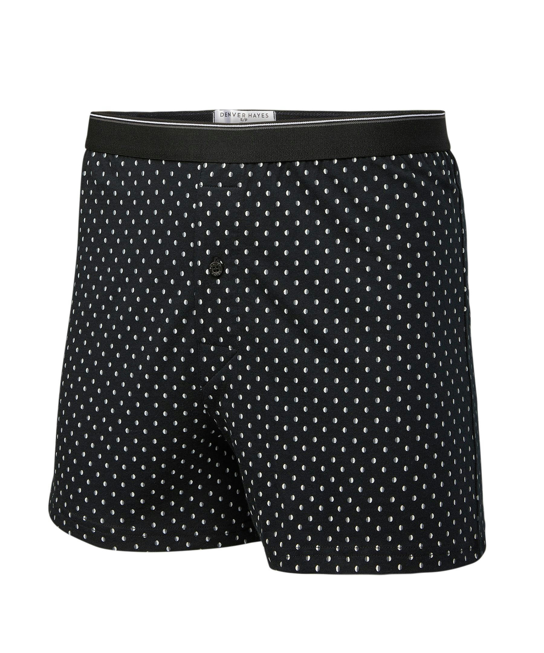 Denver Hayes Men's 2 Pack Yarn Dye Loose Fit Boxer Briefs