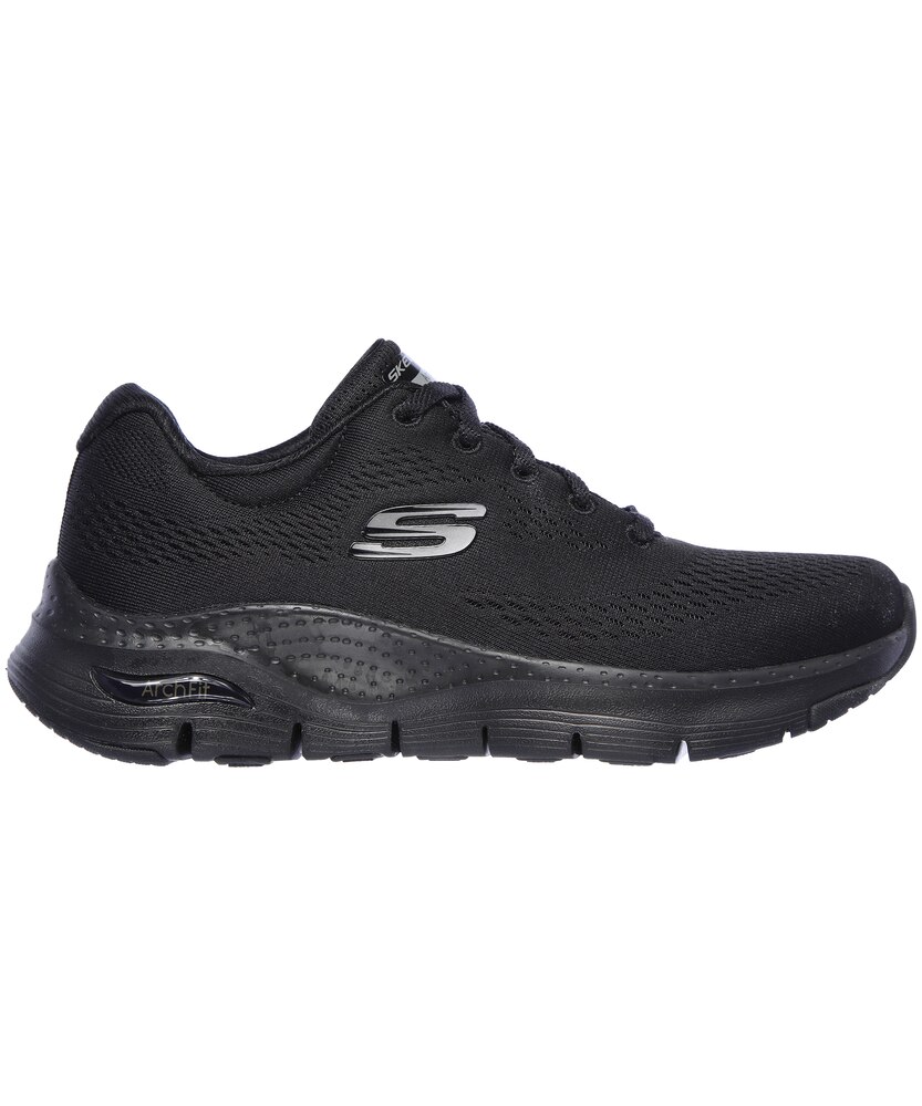 Skechers Women's Arch Fit Big Appeal Mesh Lace Up Shoes - Black