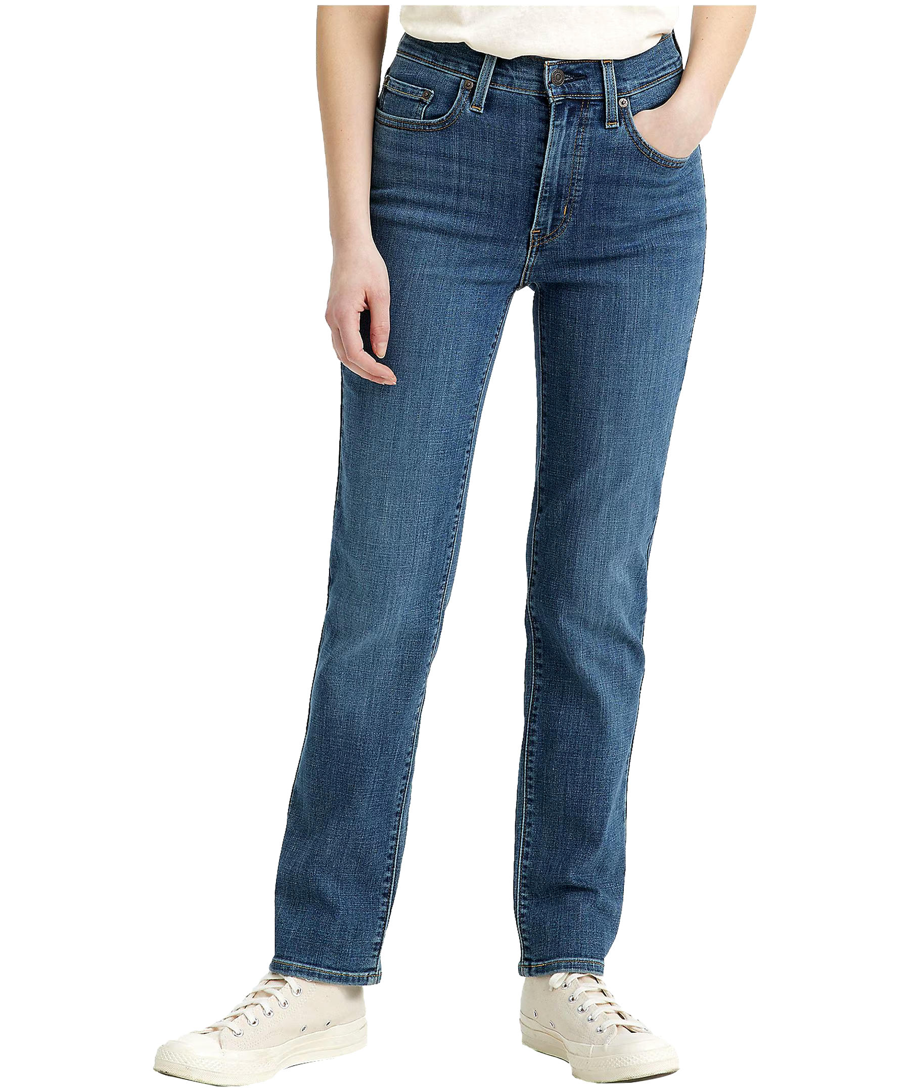 Levi's Women's 724 High Rise Straight Leg Jeans