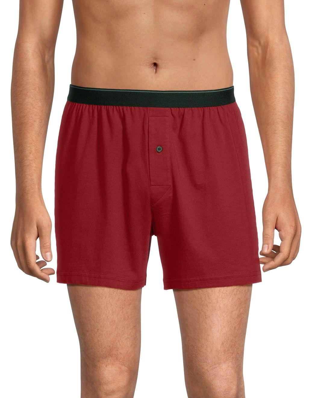 Denver Hayes Men's 2 Pack Yarn Dye Loose Fit Boxer Briefs