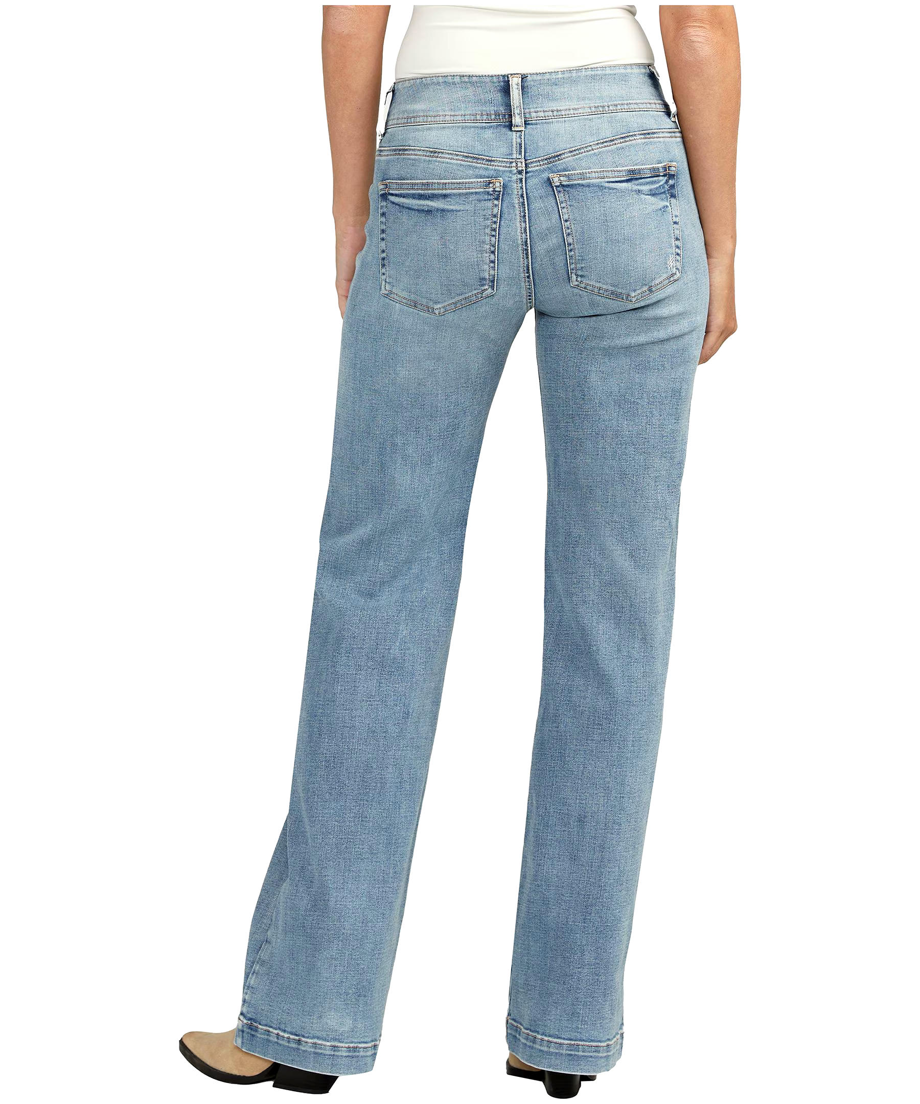 Silver Women's Suki Mid Rise Curvy Fit Trouser Jeans