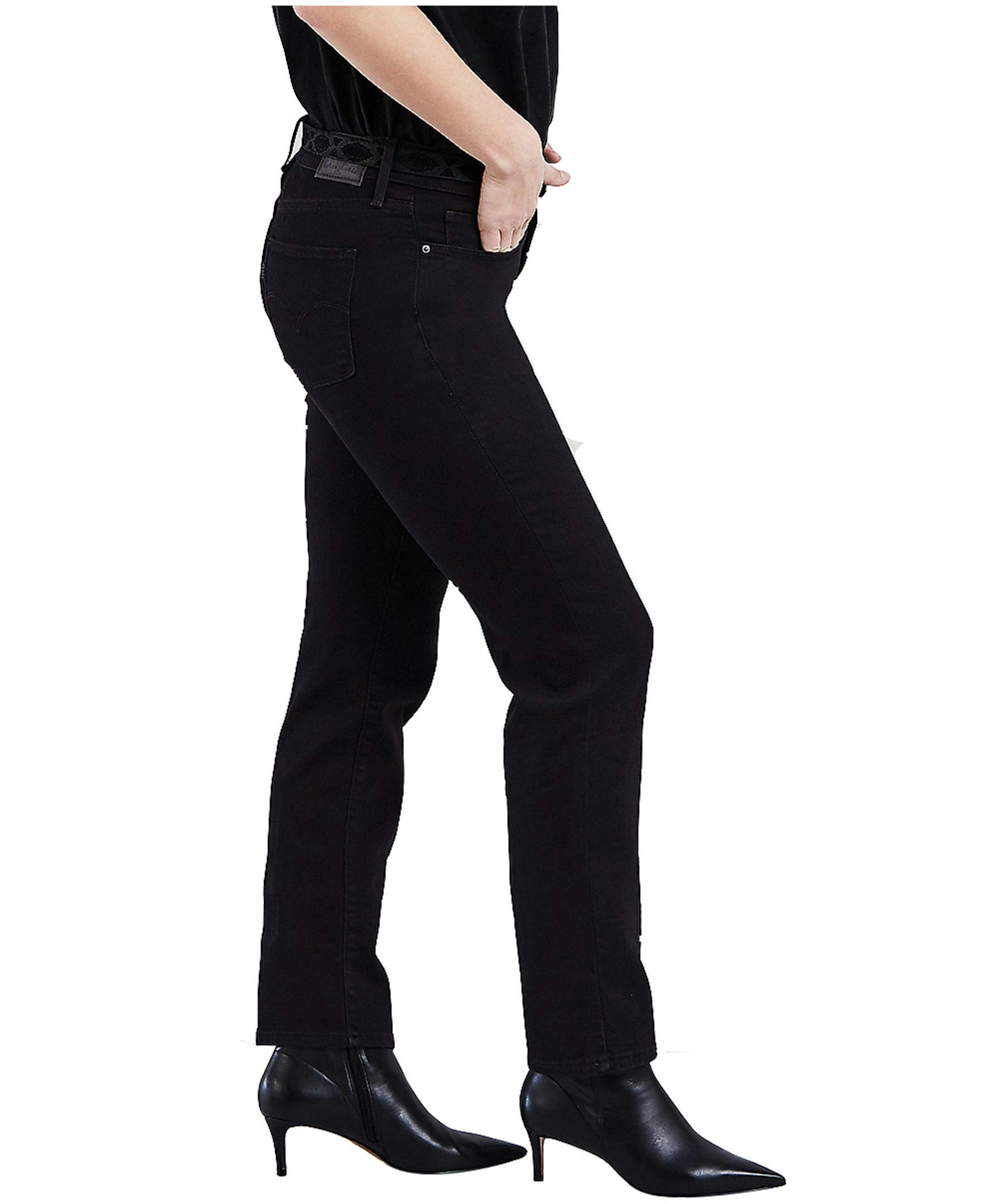 Levi's Women's 314 Shaping Straight Jeans - Soft Black