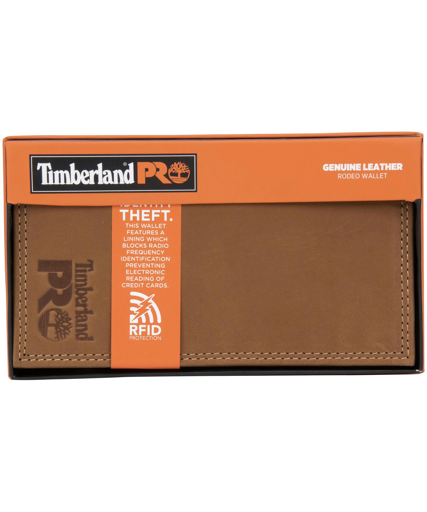 Timberland Pro Men's Pullman Rodeo Leather Wallet
