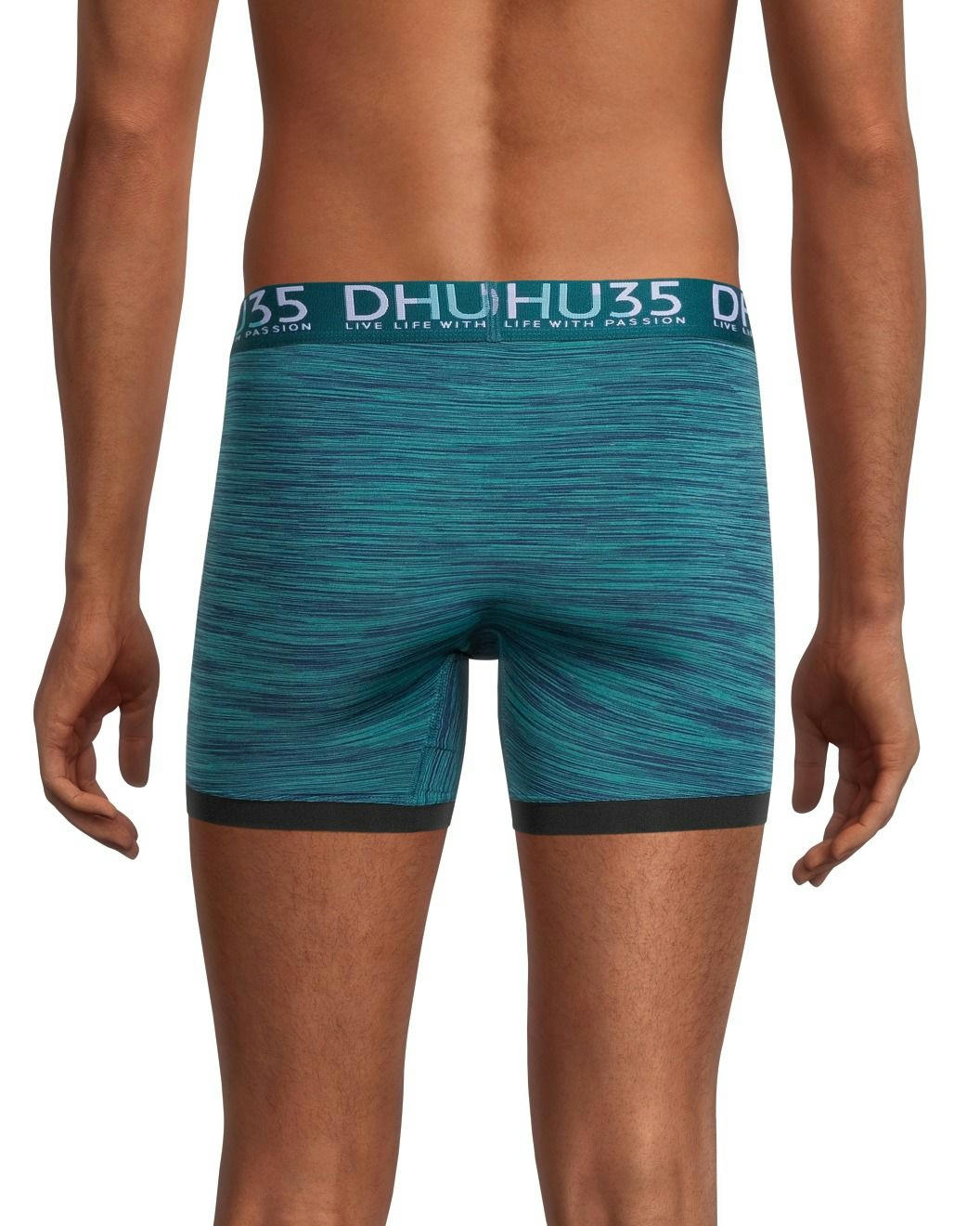 Denver Hayes Men's 3 Pack Microfibre Space Dye Boxer Briefs Underwear