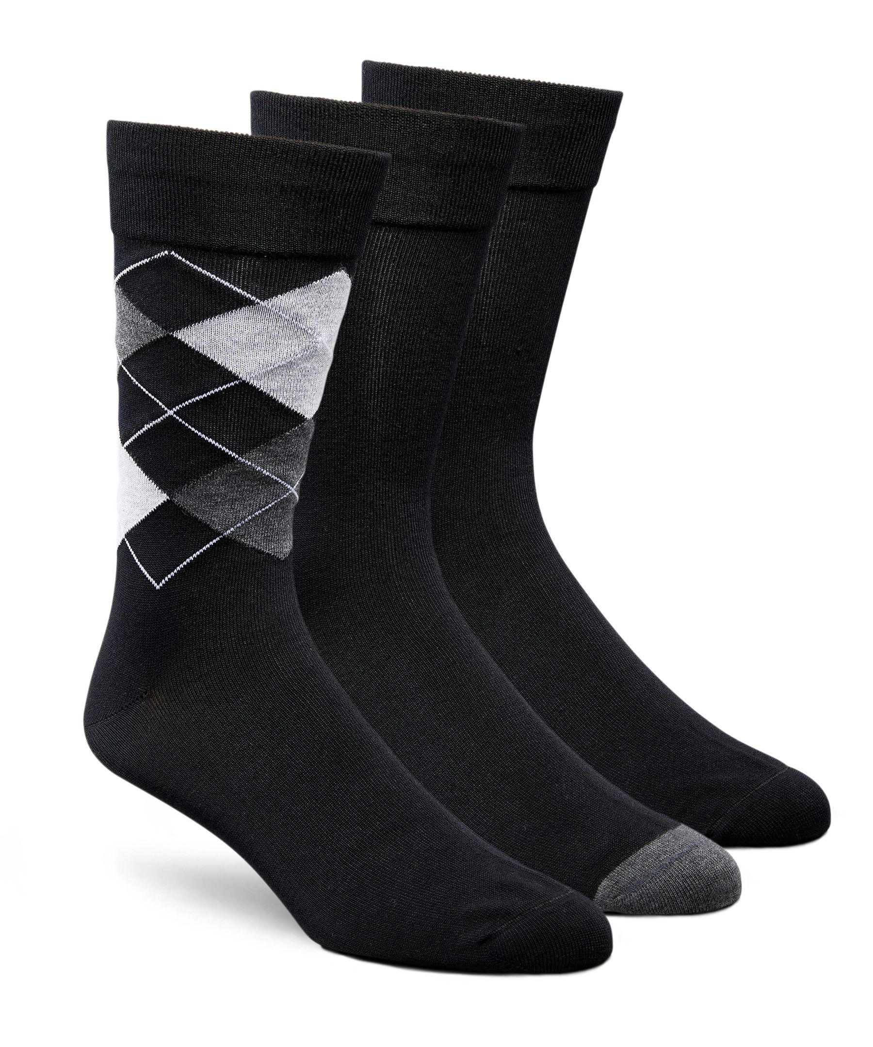 Denver Hayes Men's 3 Pack Bogo Casual Crew Socks