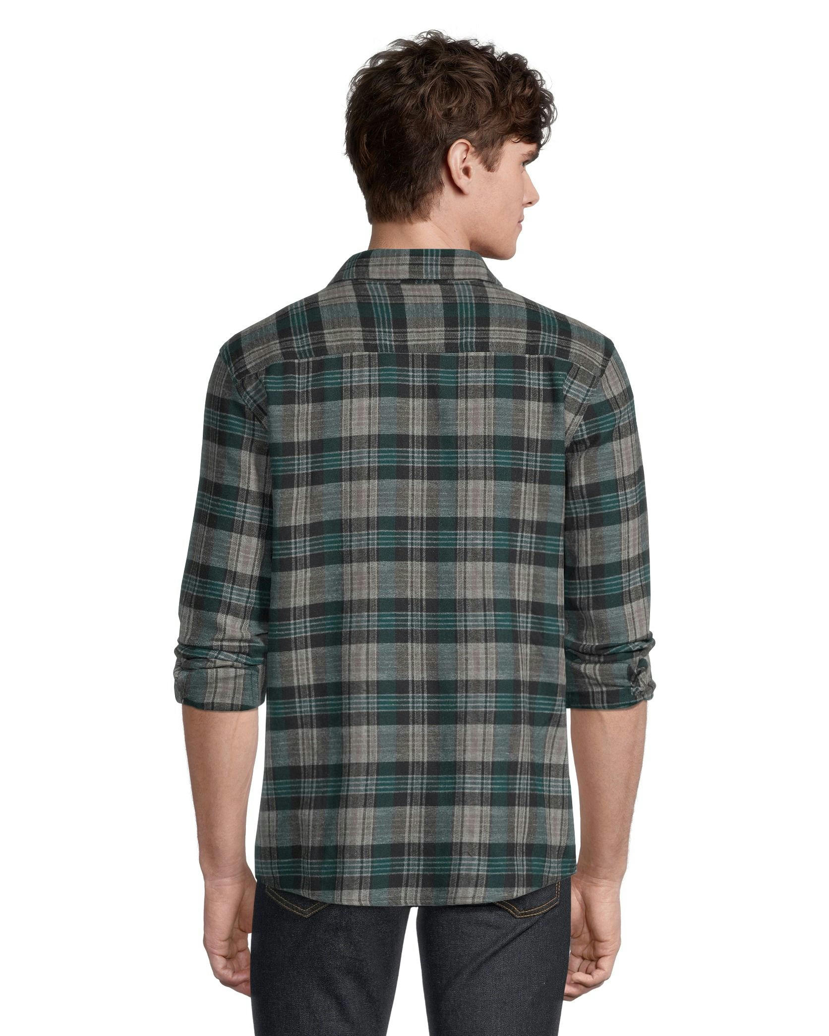 Boston Traders Men's Classic Plaid Flannel Shirt