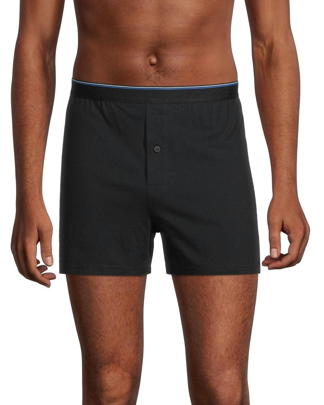 Denver Hayes Men's 2 Pack Yarn Dye Loose Fit Boxer Briefs