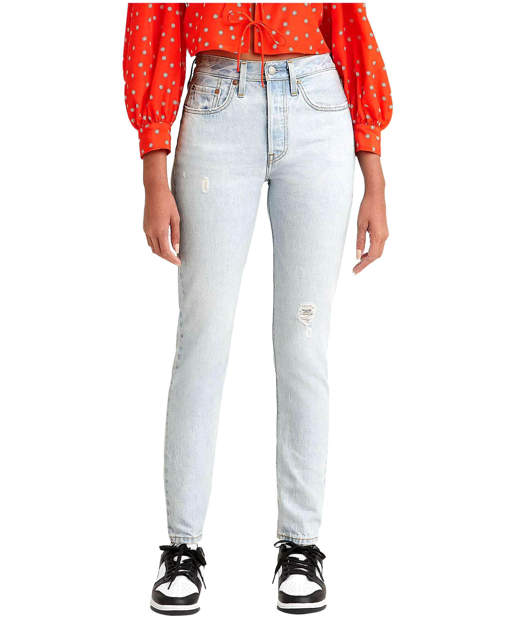 Levi's Women's 501 Mid Rise Skinny Jeans