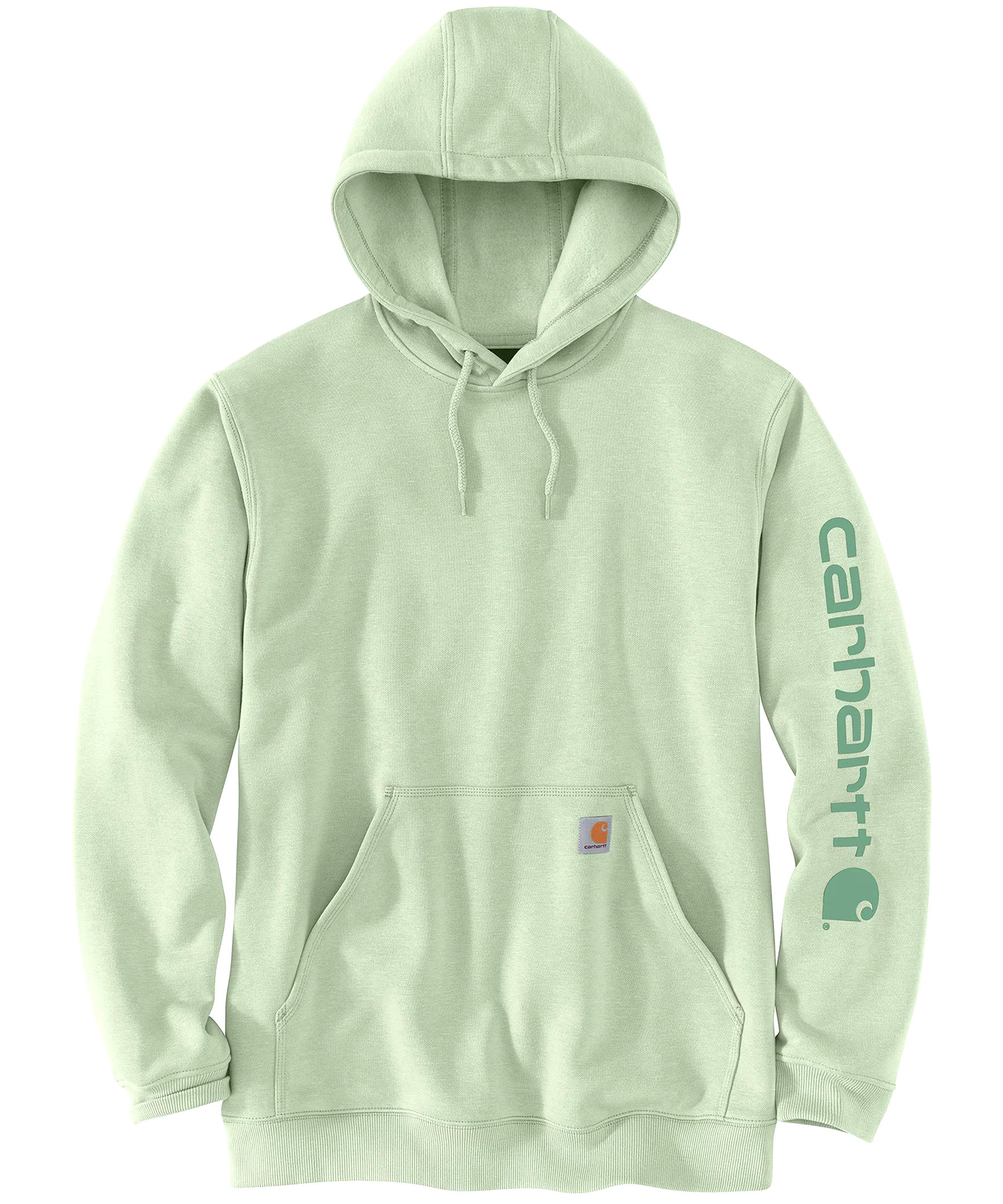 Carhartt Men's Midweight Hooded Logo Sleeve Sweatshirt