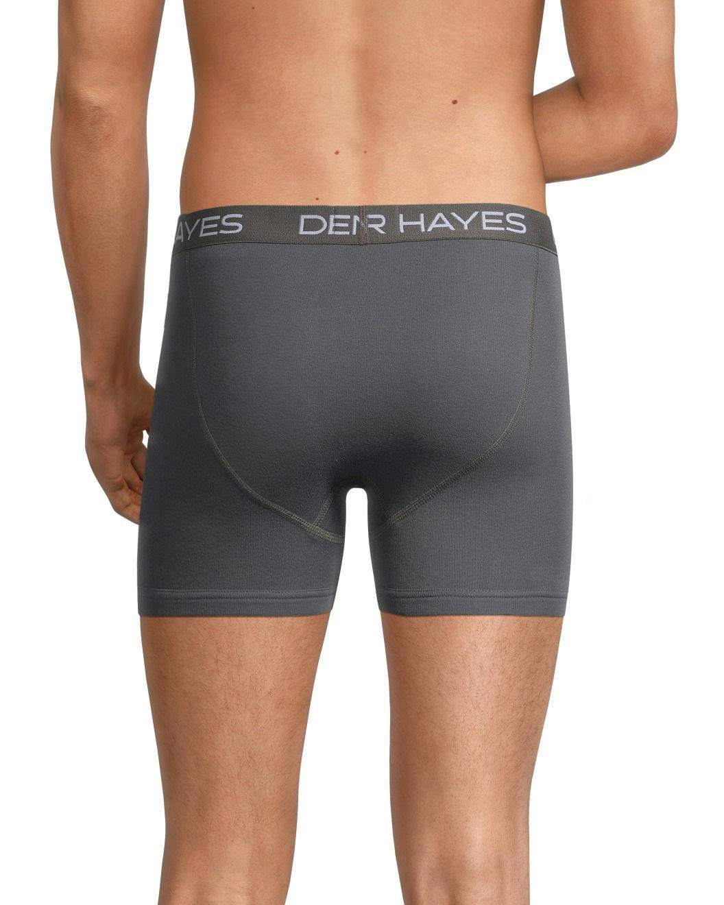 Denver Hayes Men's 3 Pack Solid Boxer Briefs
