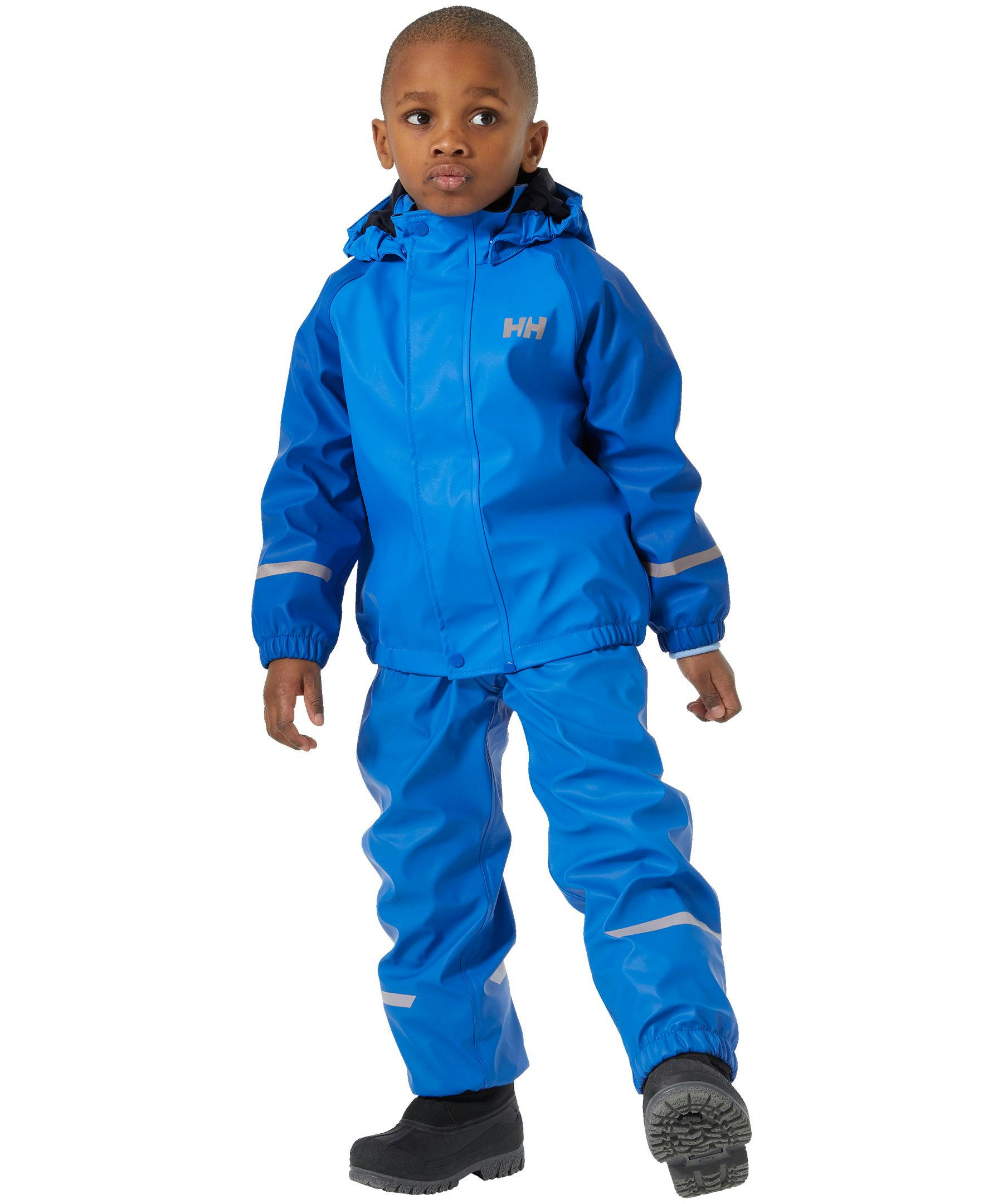 Helly Hansen Kids' Bergen Fleece-Lined Rain Set