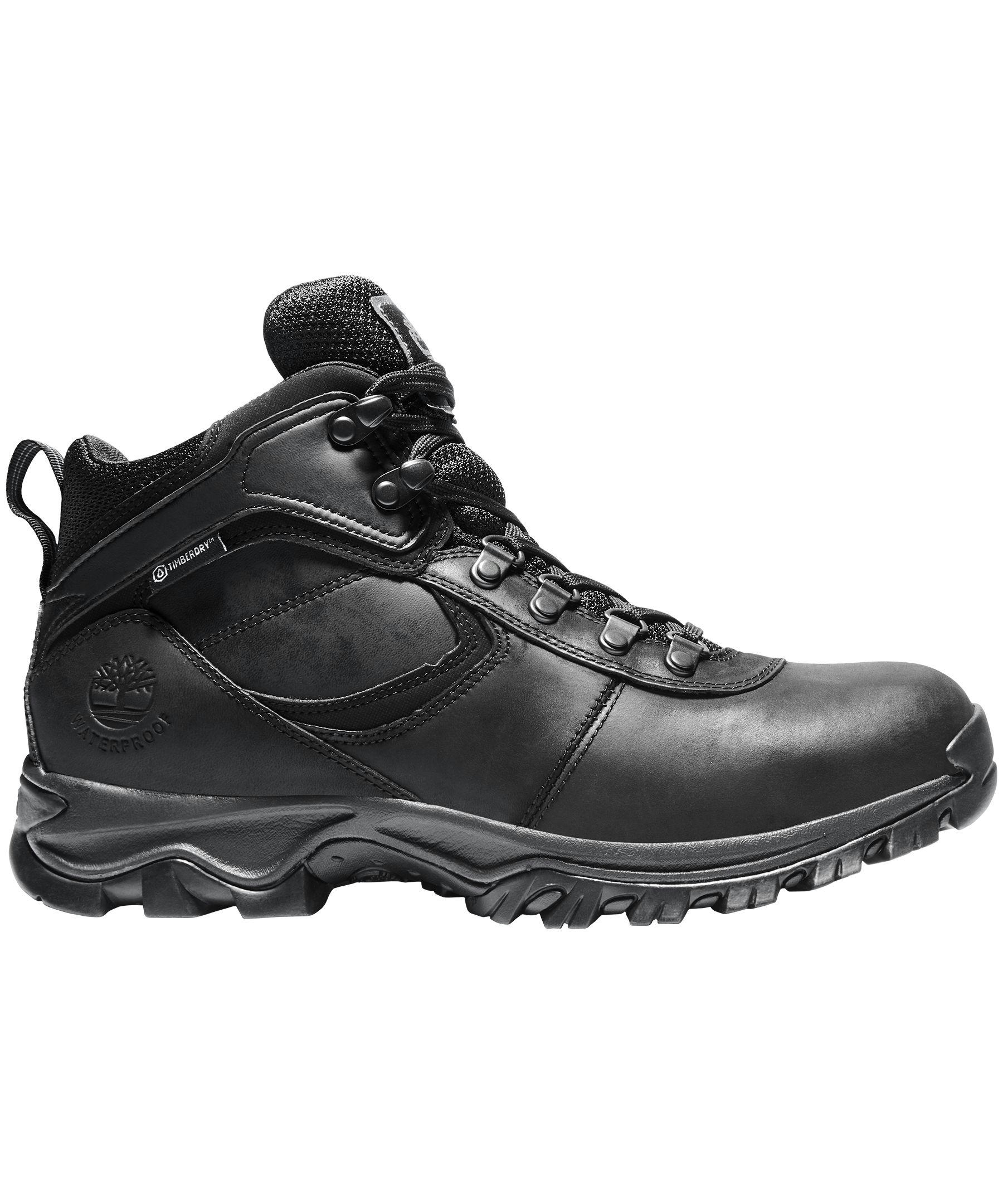 Timberland Men's Mt. Maddsen Waterproof Leather Chukka Boots - Black