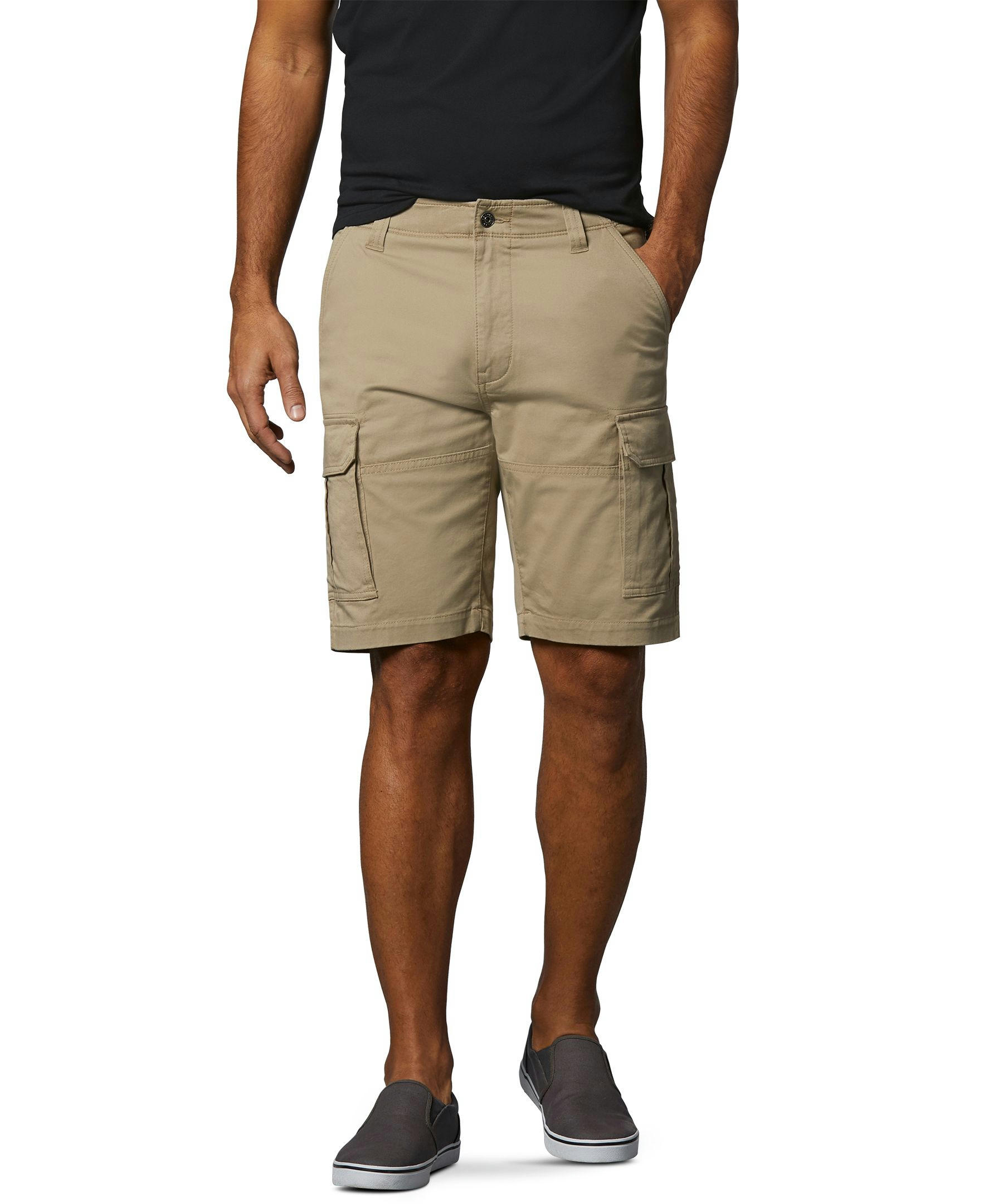 Men's Mid Rise Stretch Cargo Shorts