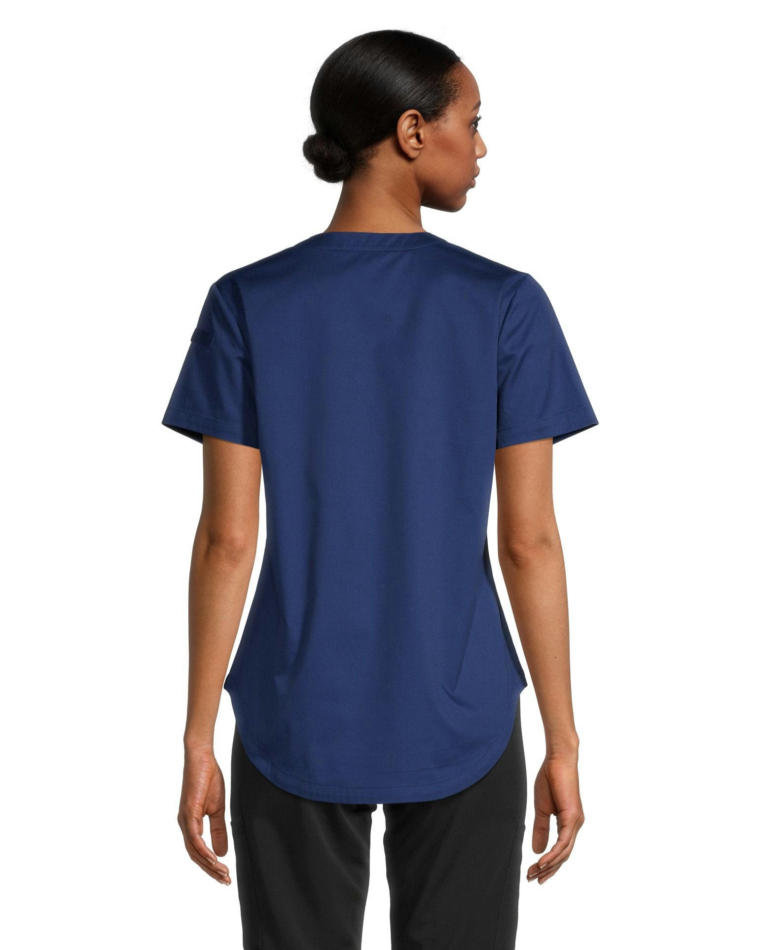 HEALTH PRO Women's 3 Pocket Tuck V-Neck Scrub Top
