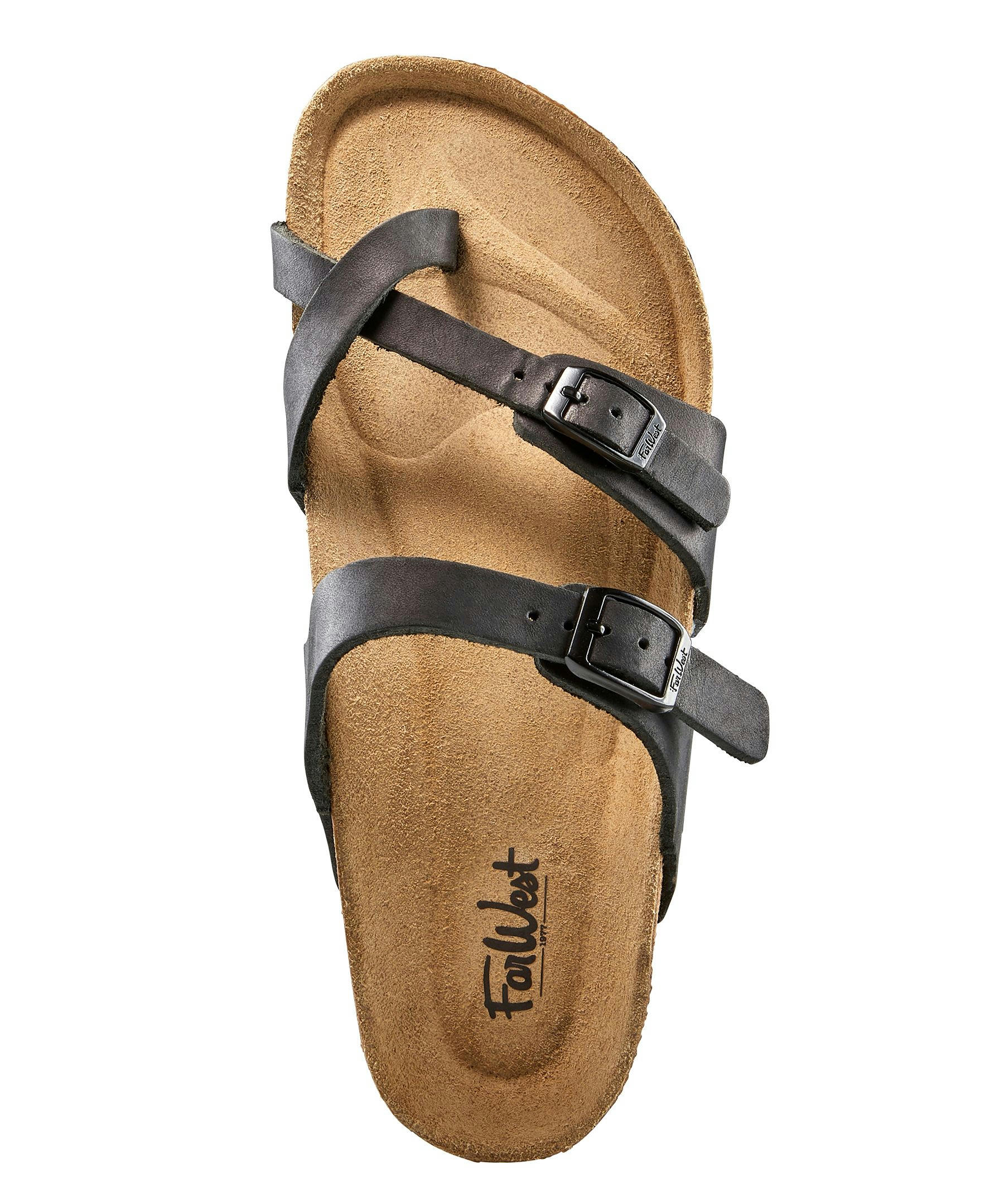 FarWest Women's Kelowna Cork Toe Loop Sandals
