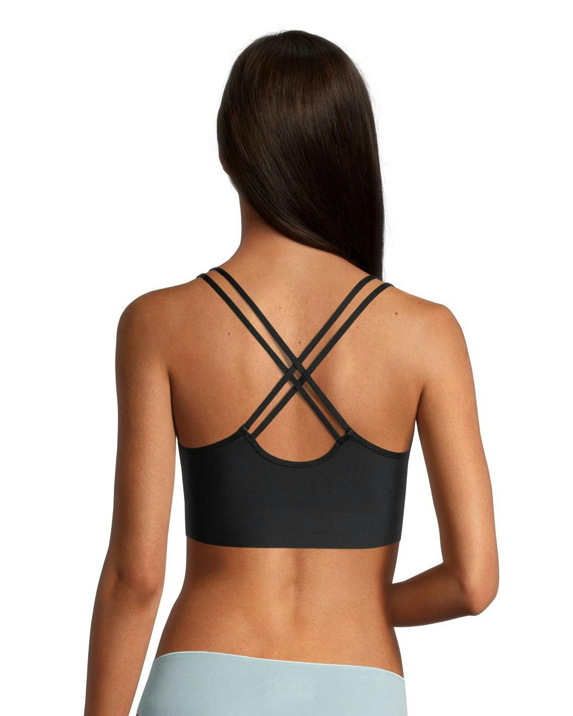 Denver Hayes Women's Invisible Mesh Wireless V Neck Bralette