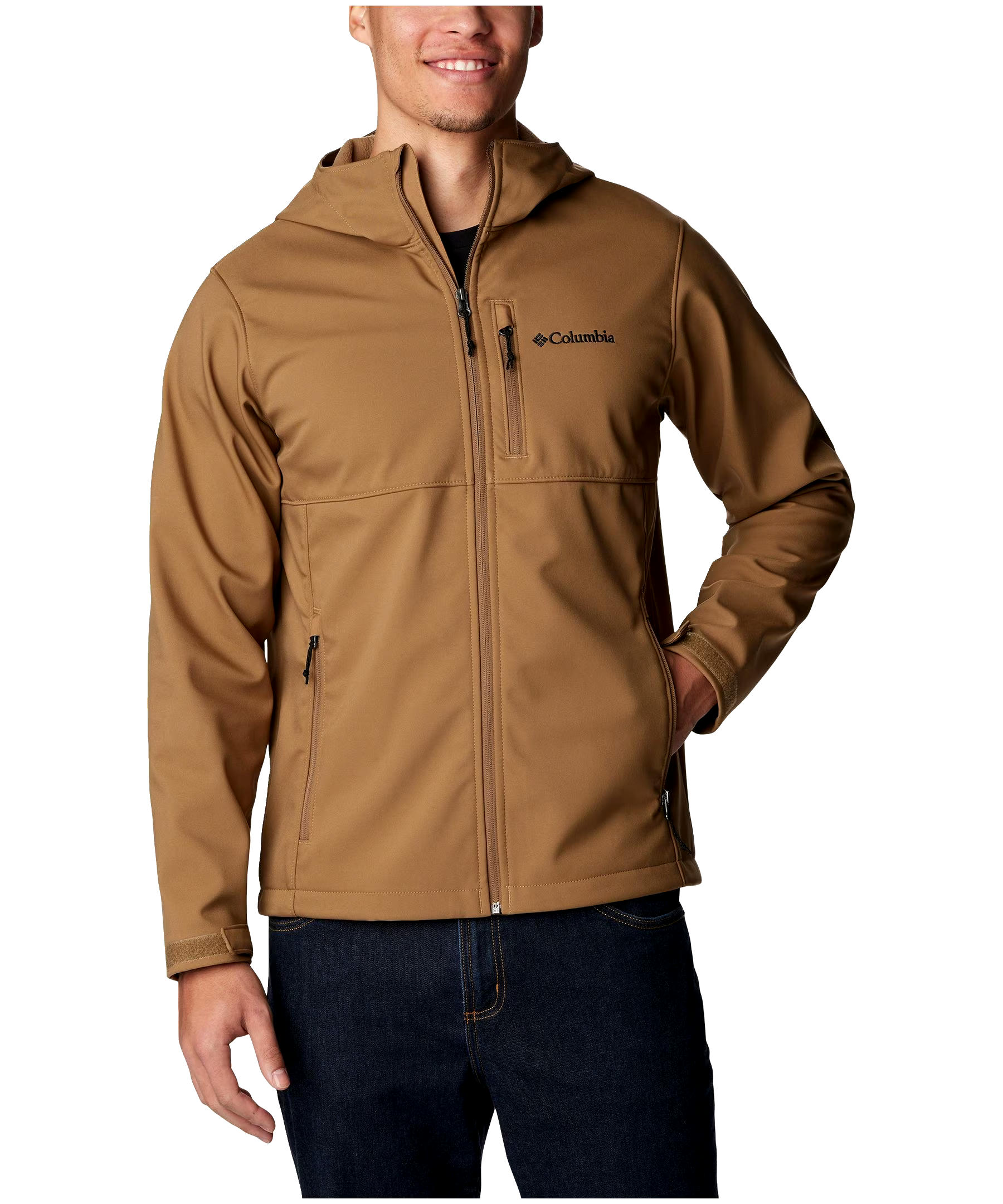Columbia Men's Ascender Wind And Water Resistant Softshell Hooded Jacket