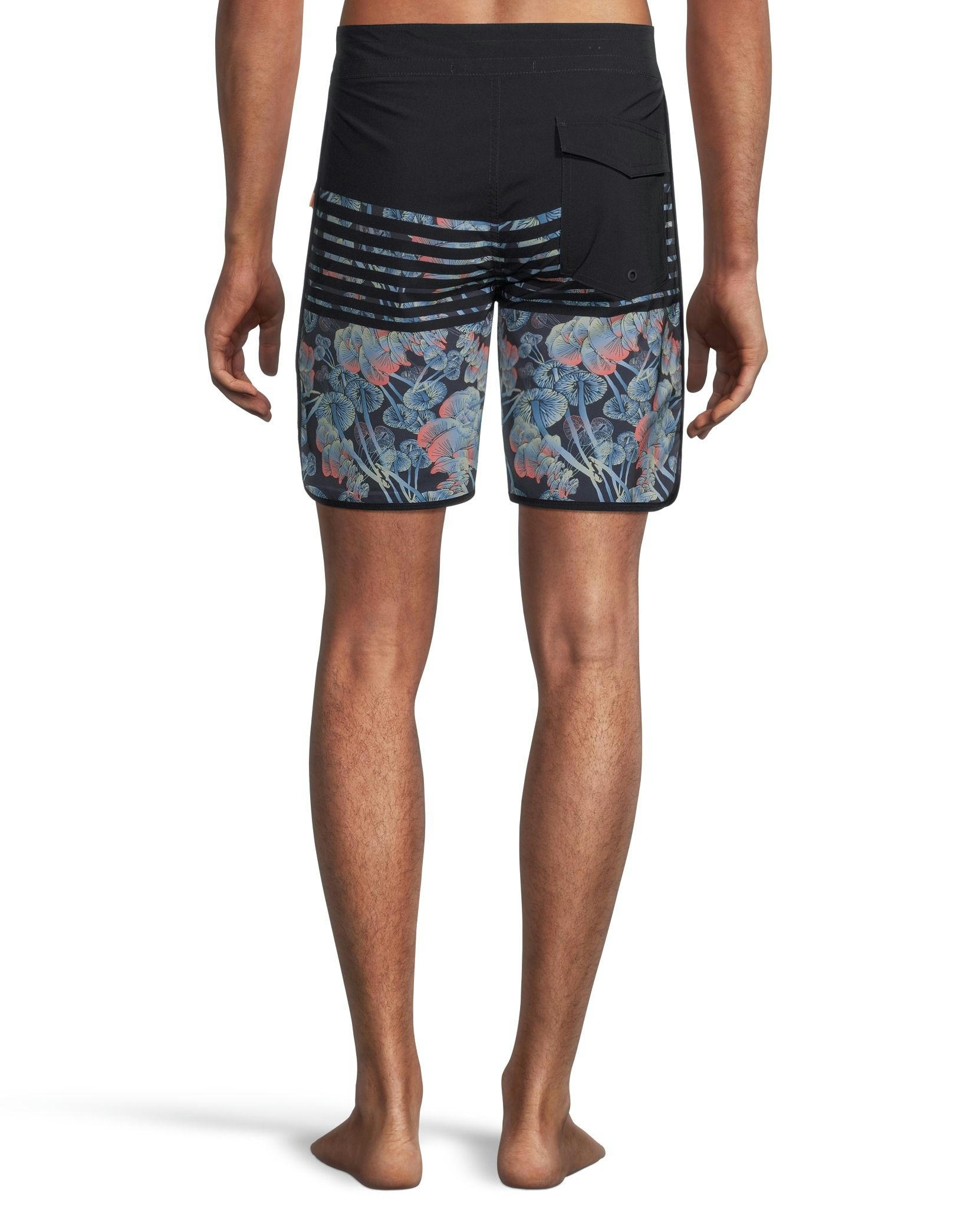 FarWest Men's Mid Rise Quick Dry Graphic Boardshorts