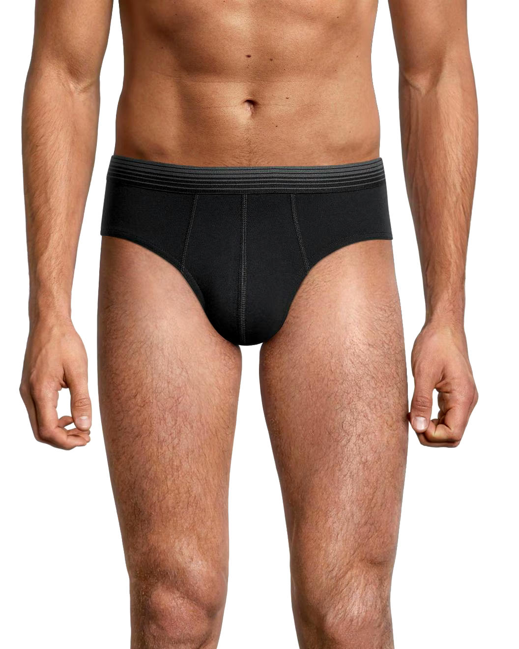 Denver Hayes Men's 4 Pack Yarn Dye Sport Briefs