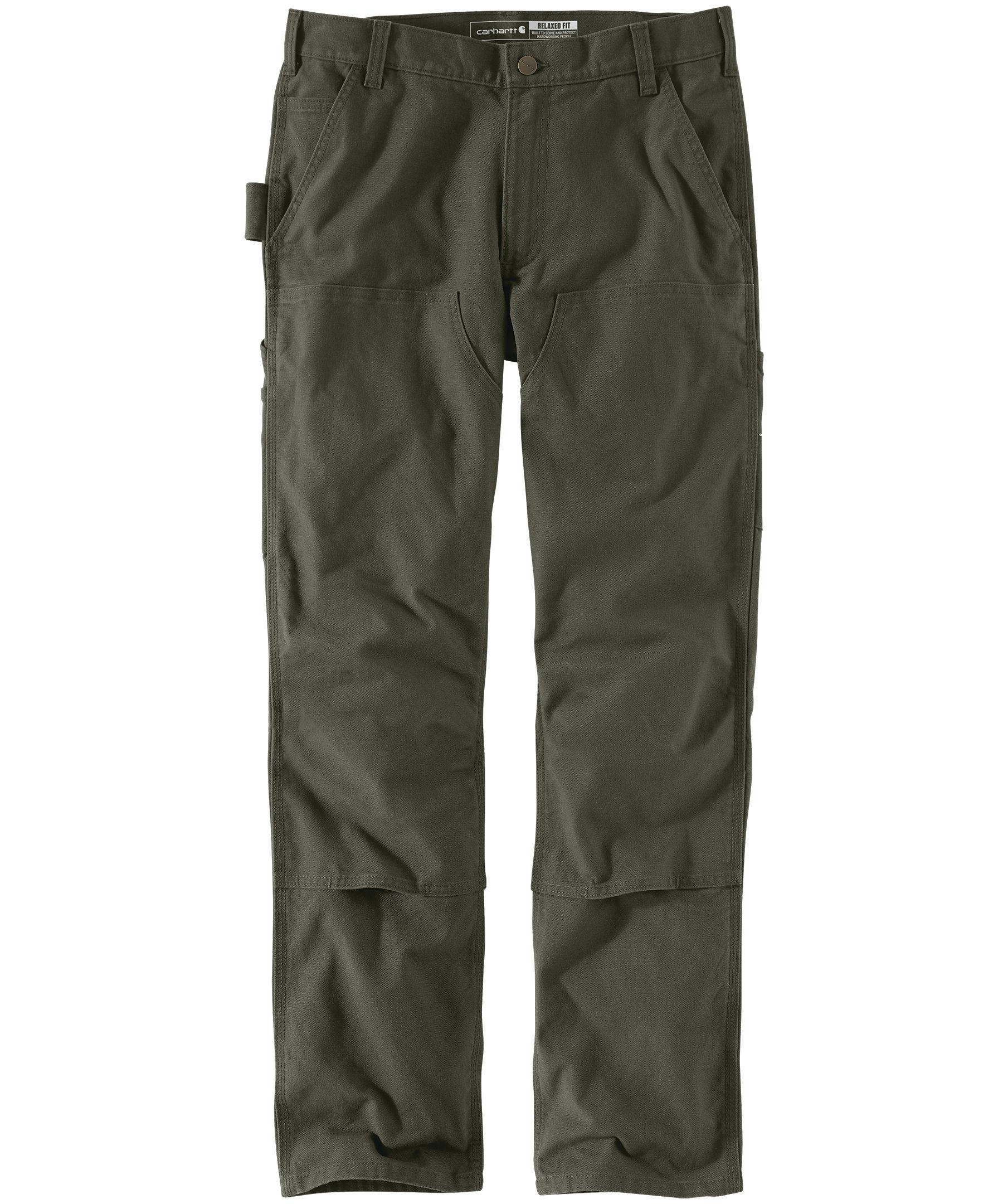 Carhartt Men's Rugged Flex Relaxed Fit Duck Double Front Pants - Carhartt Brown
