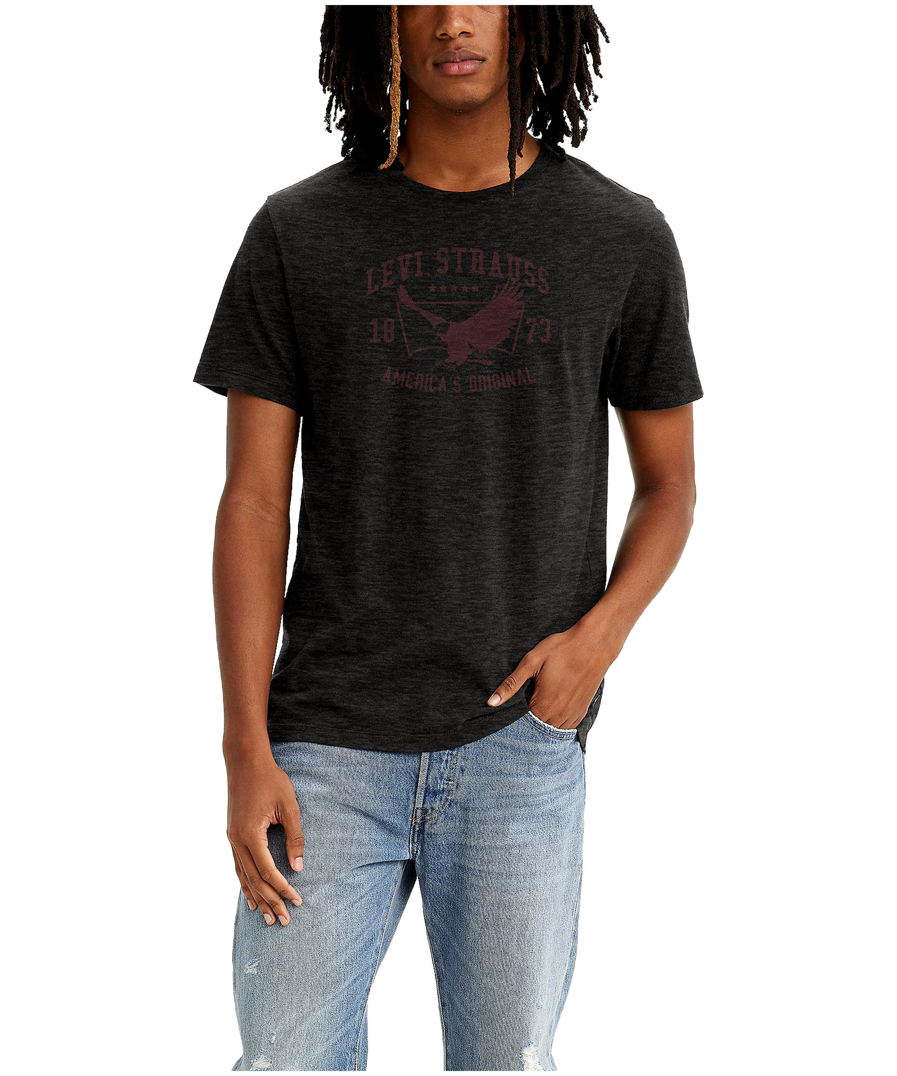 Levi's Men's Tri-Blend Eagle Graphic T Shirt
