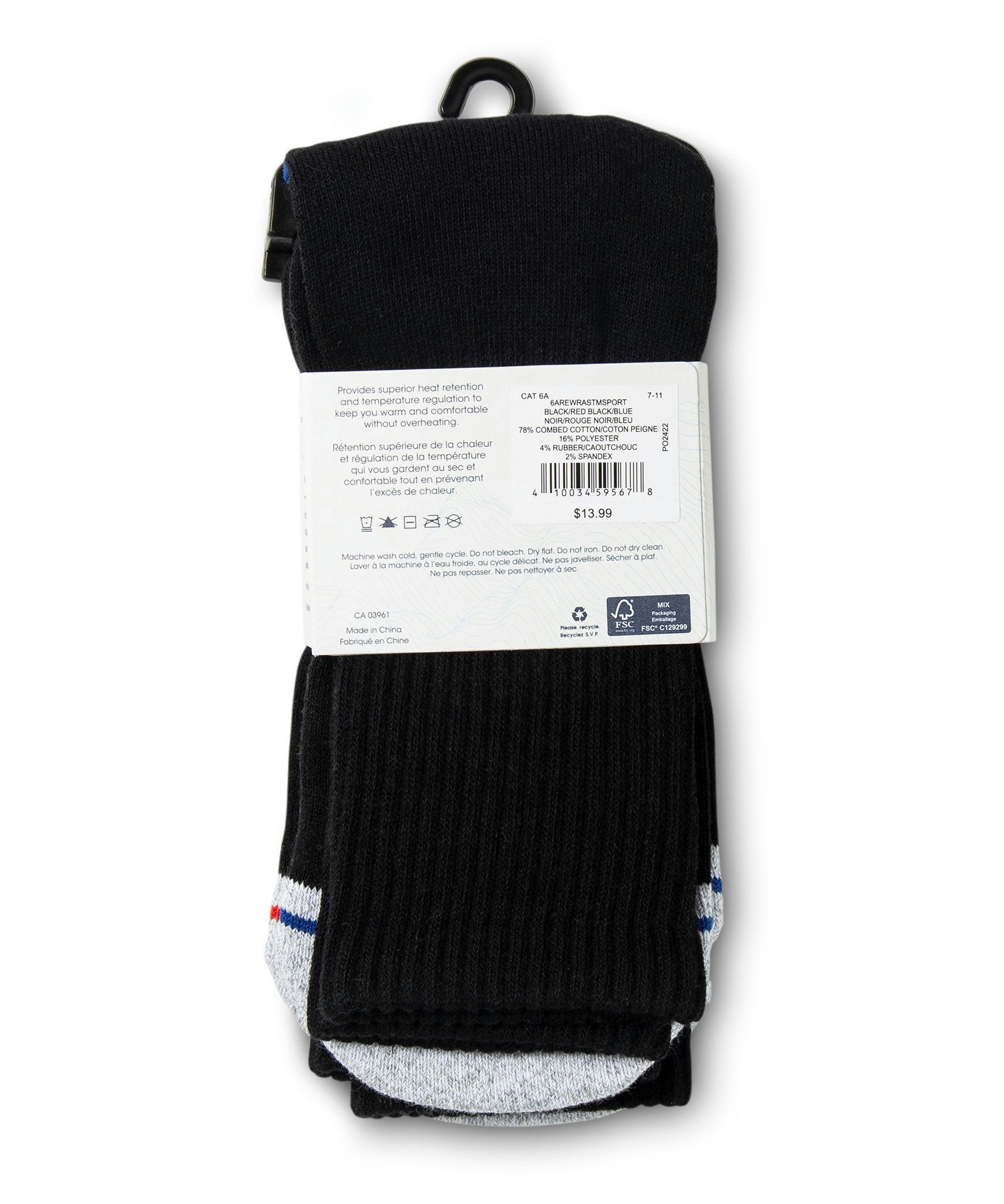WindRiver Men's T-Max 2 Pack Sport Socks