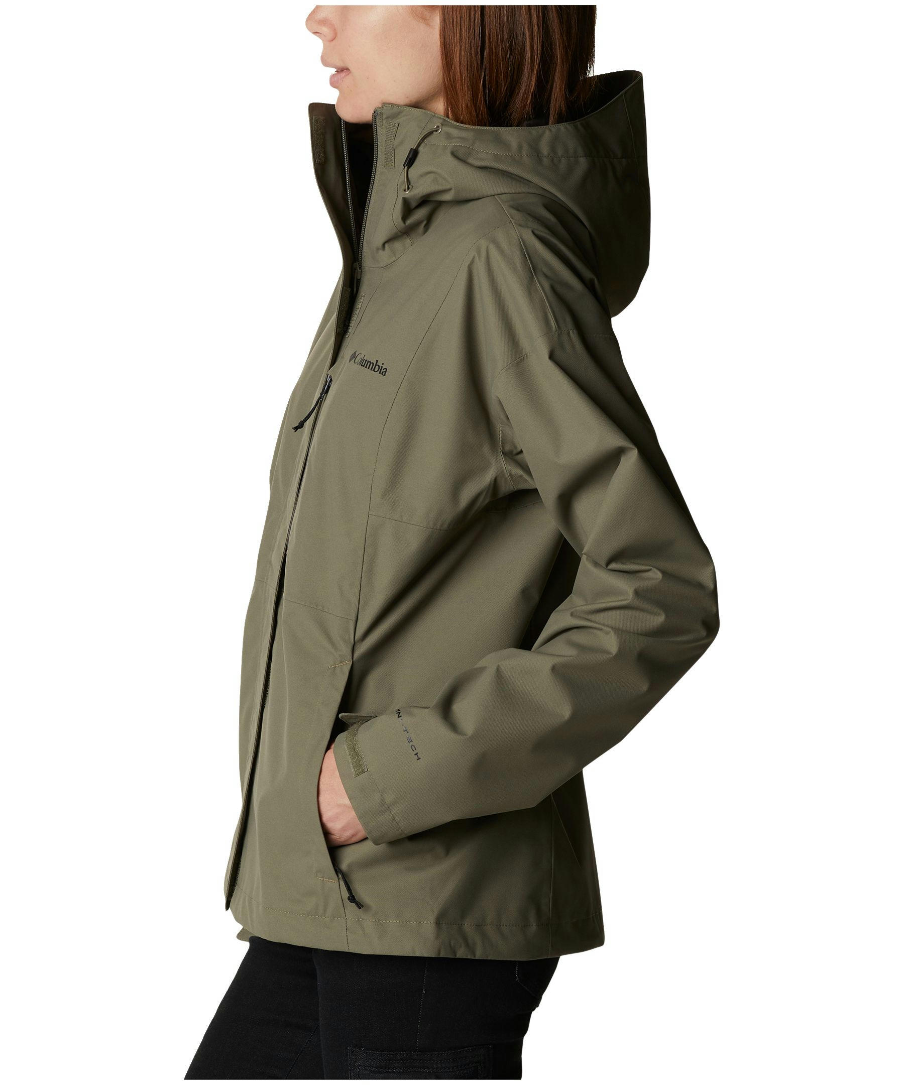 Columbia Women's Hikebound Omni-Tech Hooded Waterproof Rain Jacket