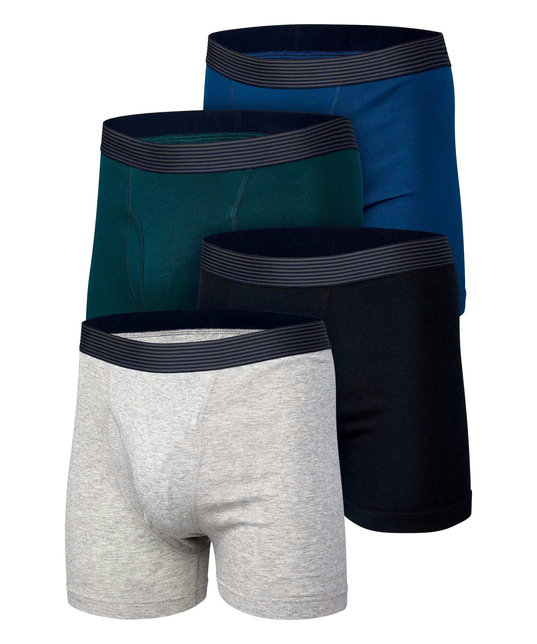 Denver Hayes Men's 4 Pack Classic Boxer Briefs
