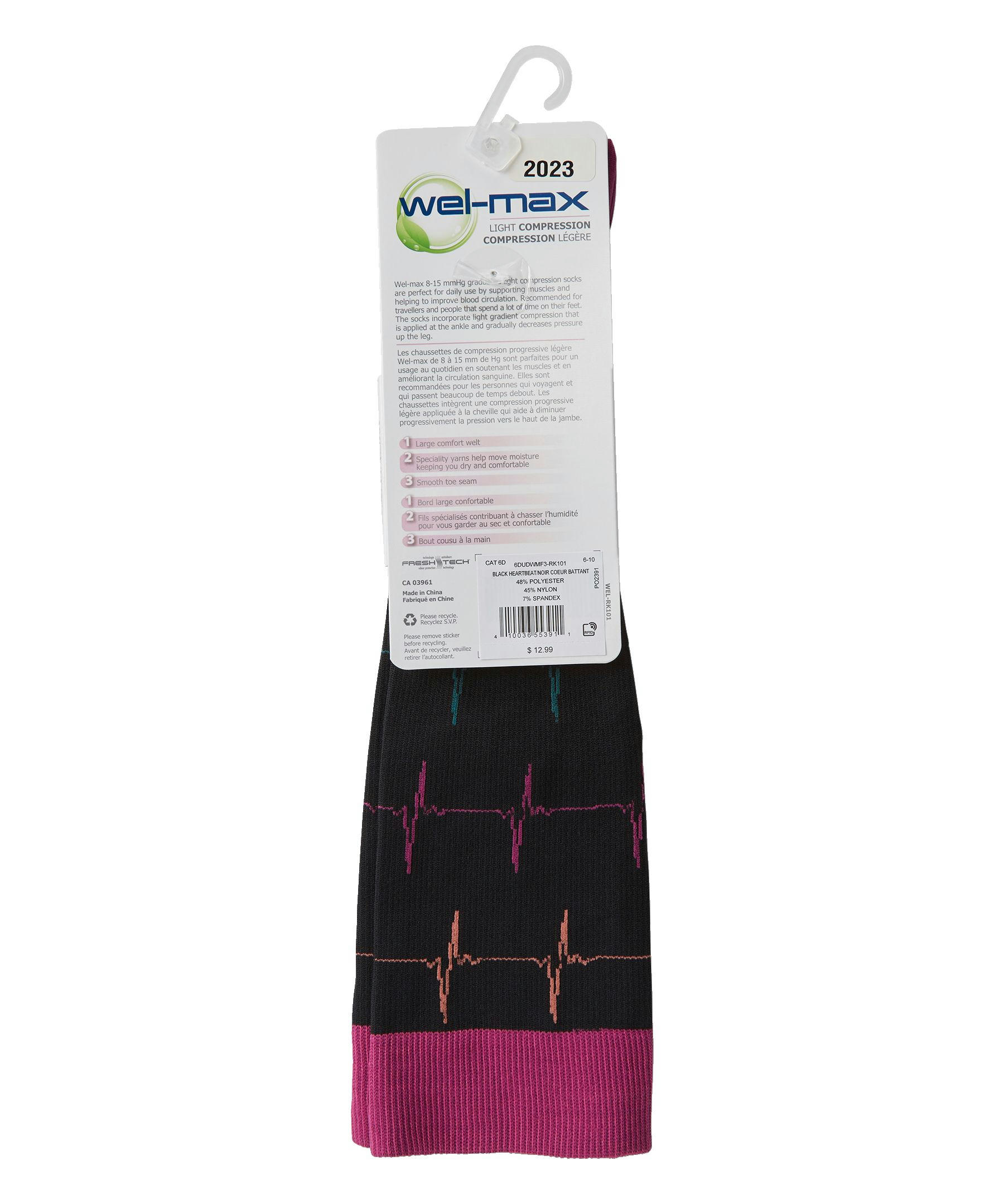 Welmax Women's Light Compression Socks