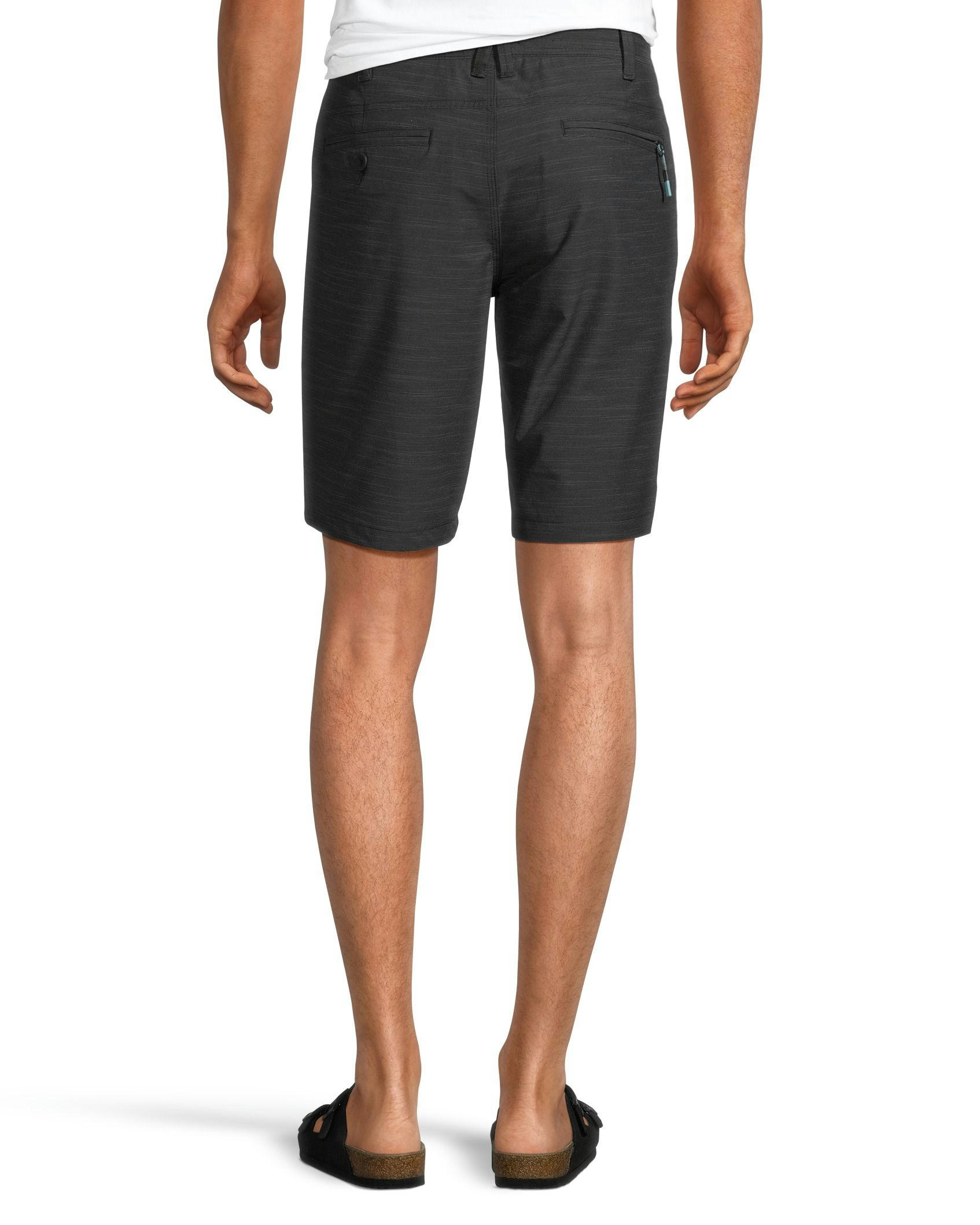FarWest Men's End on End Stretch Textured Hybrid Shorts