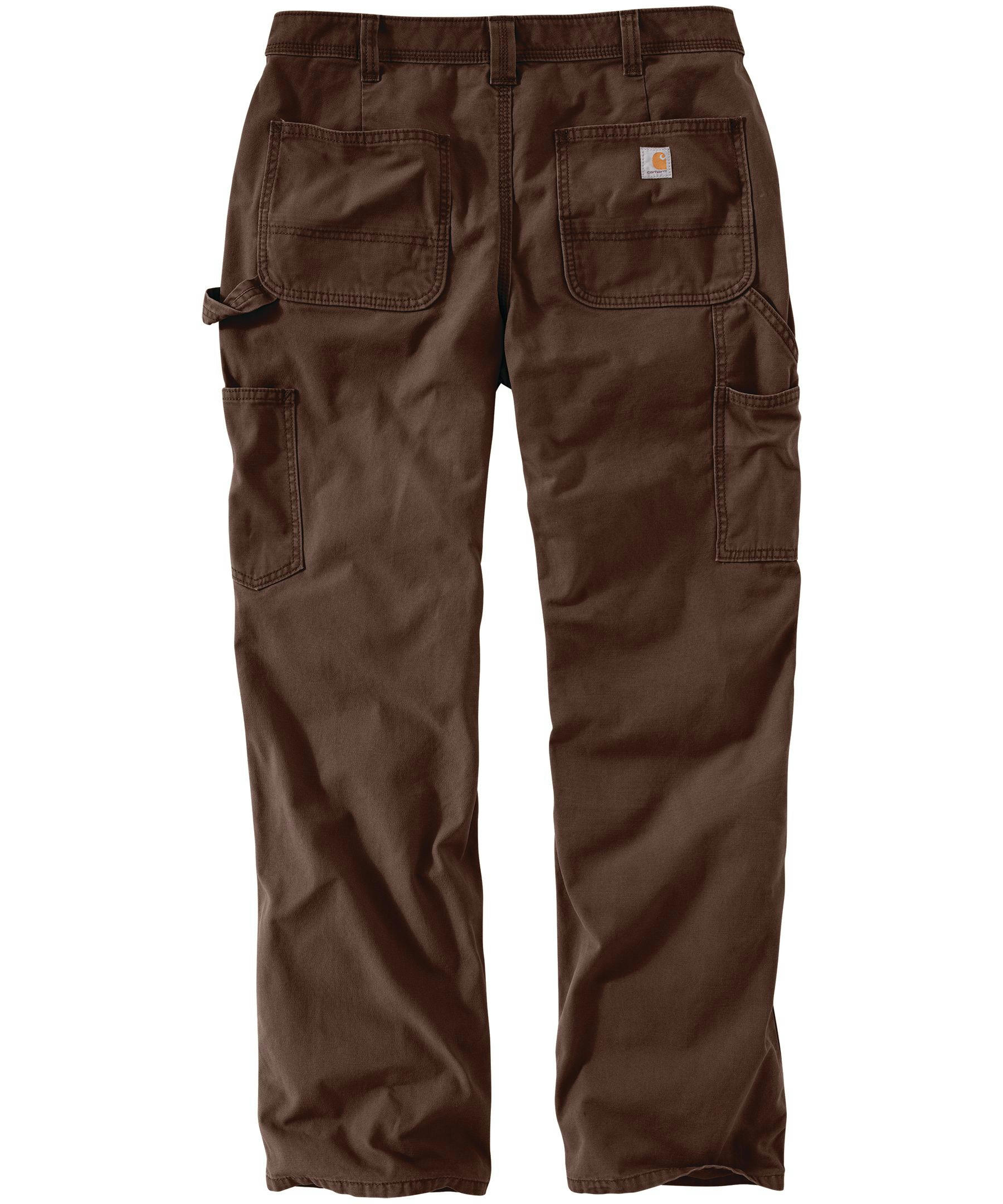 Carhartt Women's Rugged Flex Mid Rise Relaxed Fit Elastic Waistband Canvas Work Pants
