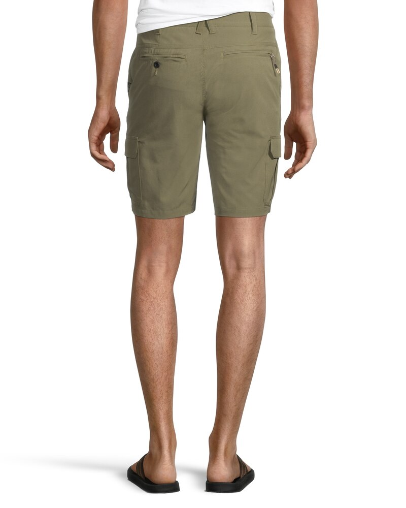 Men's Mid Rise Stretch Ripstop Quick Dry Cargo Hybrid Shorts