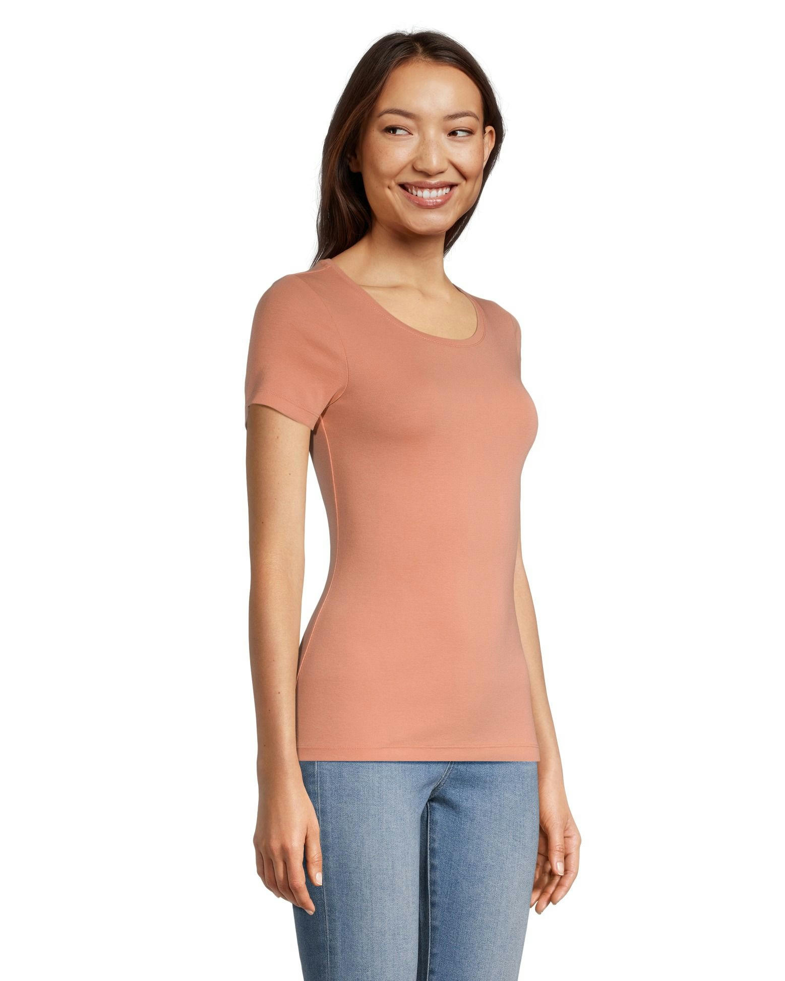 Denver Hayes Women's Fitted Scoop Neck T Shirt