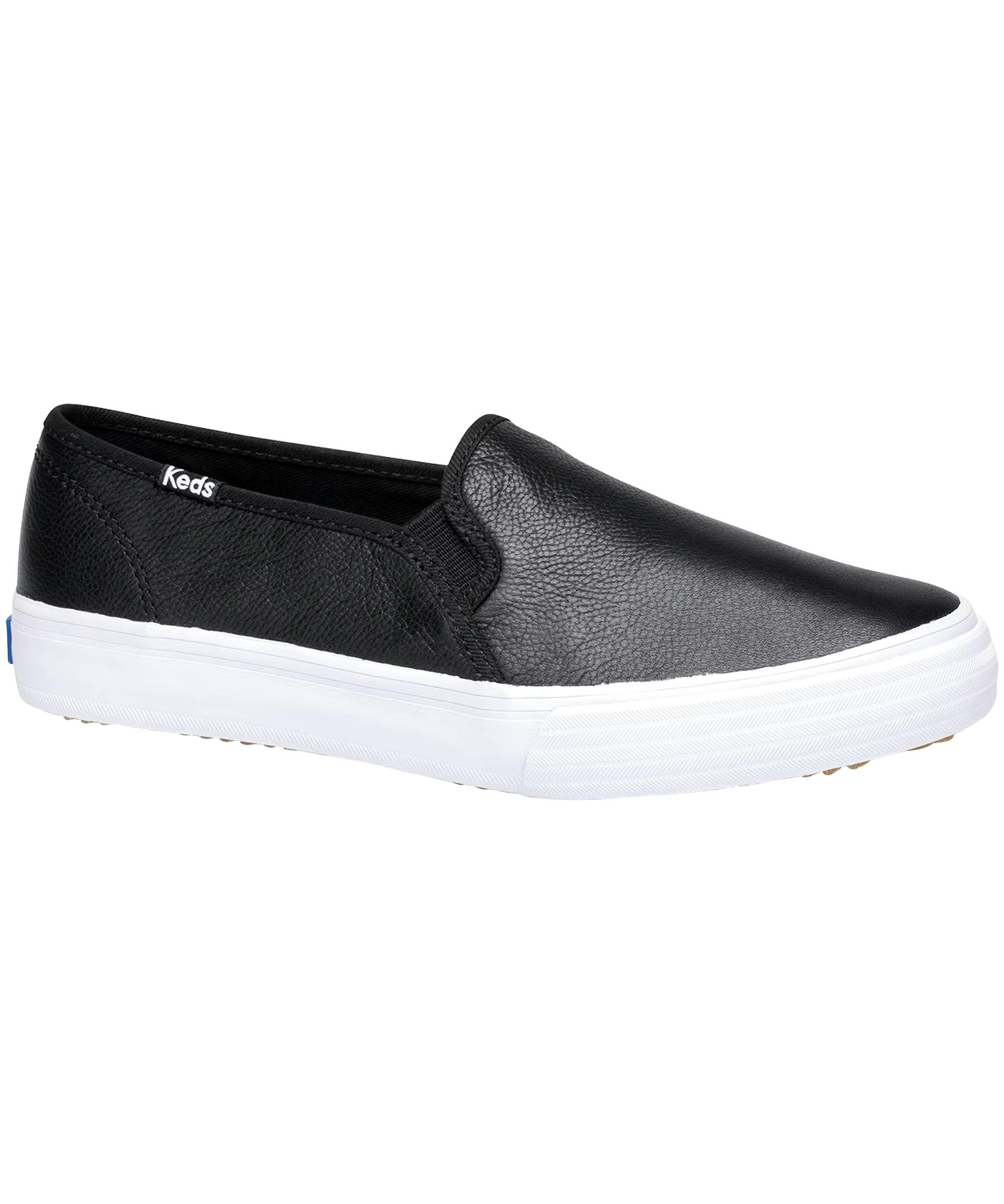 Keds Women's Double Decker Leather Slipon Sneaker