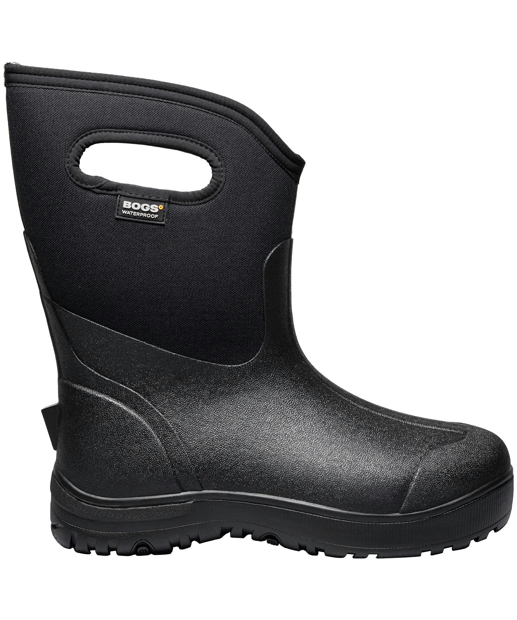 Bogs Men's Classic Ultra Mid 10 Inch Insulated Waterproof Boots - Black