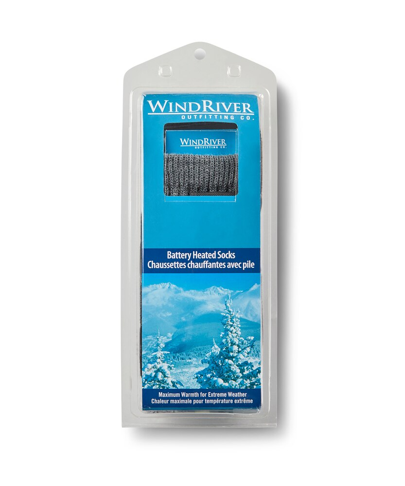 WindRiver Men's Battery Heated Socks - Black