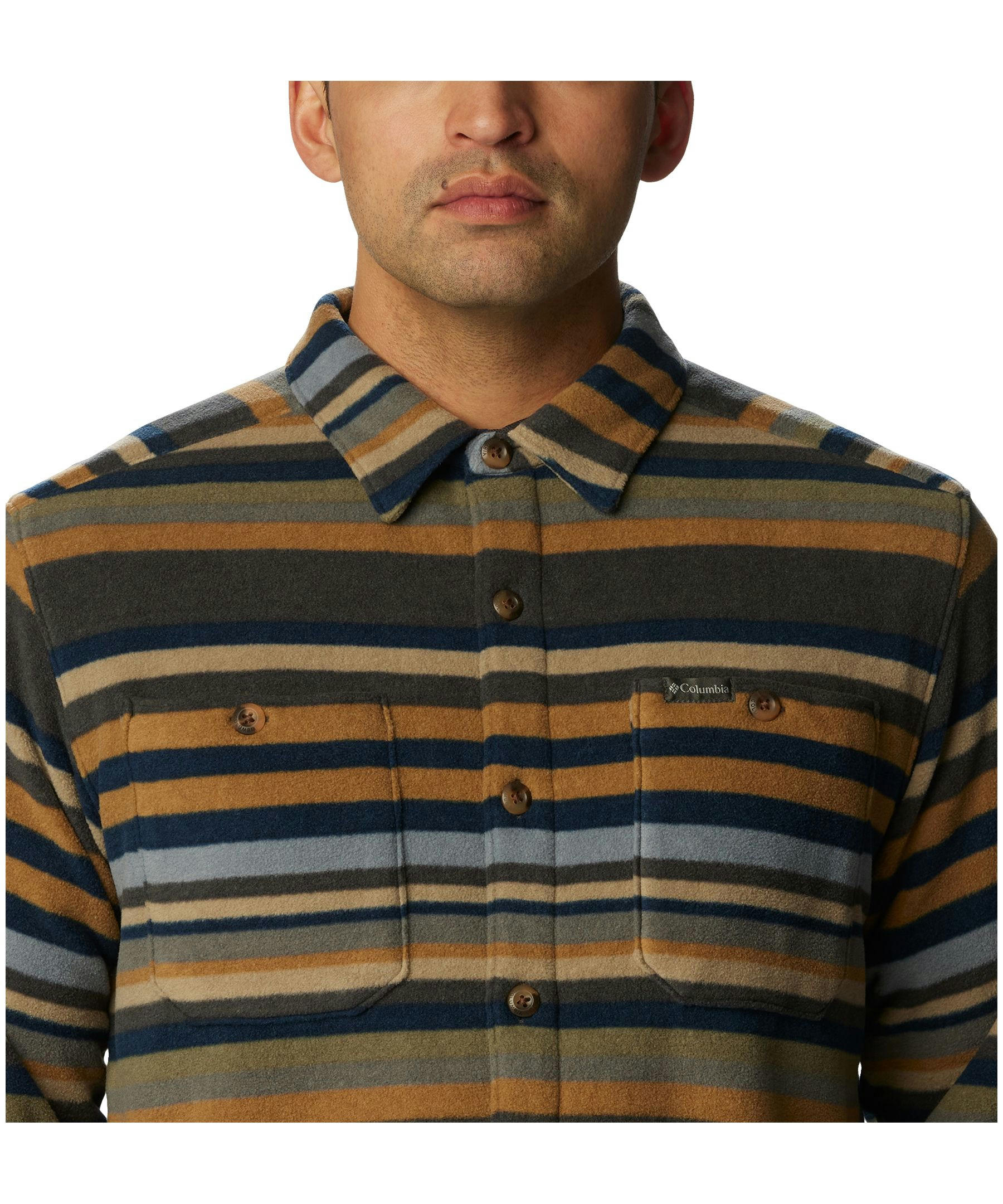 Columbia Men's Flare Gun Fleece Long Sleeve Shirt Jacket