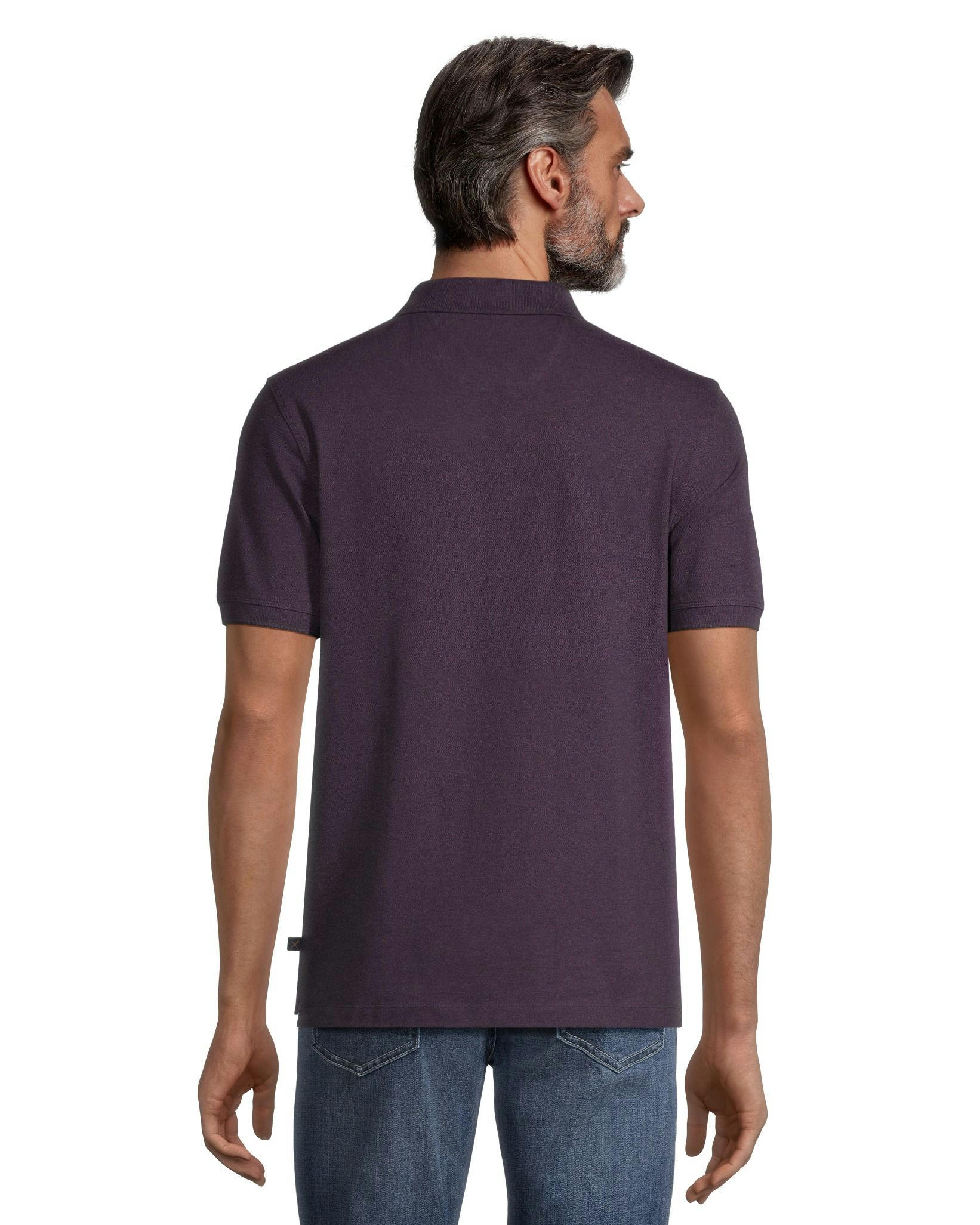 Denver Hayes Men's 50 Wash Stretch Short Sleeve Classic Fit Pique Polo Shirt