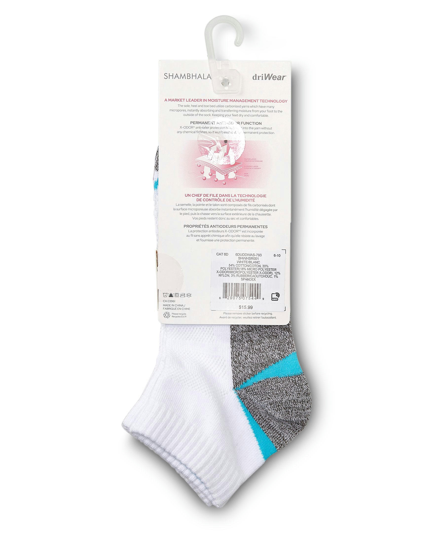 Shambhala Women's 3-Pack Low Cut Socks