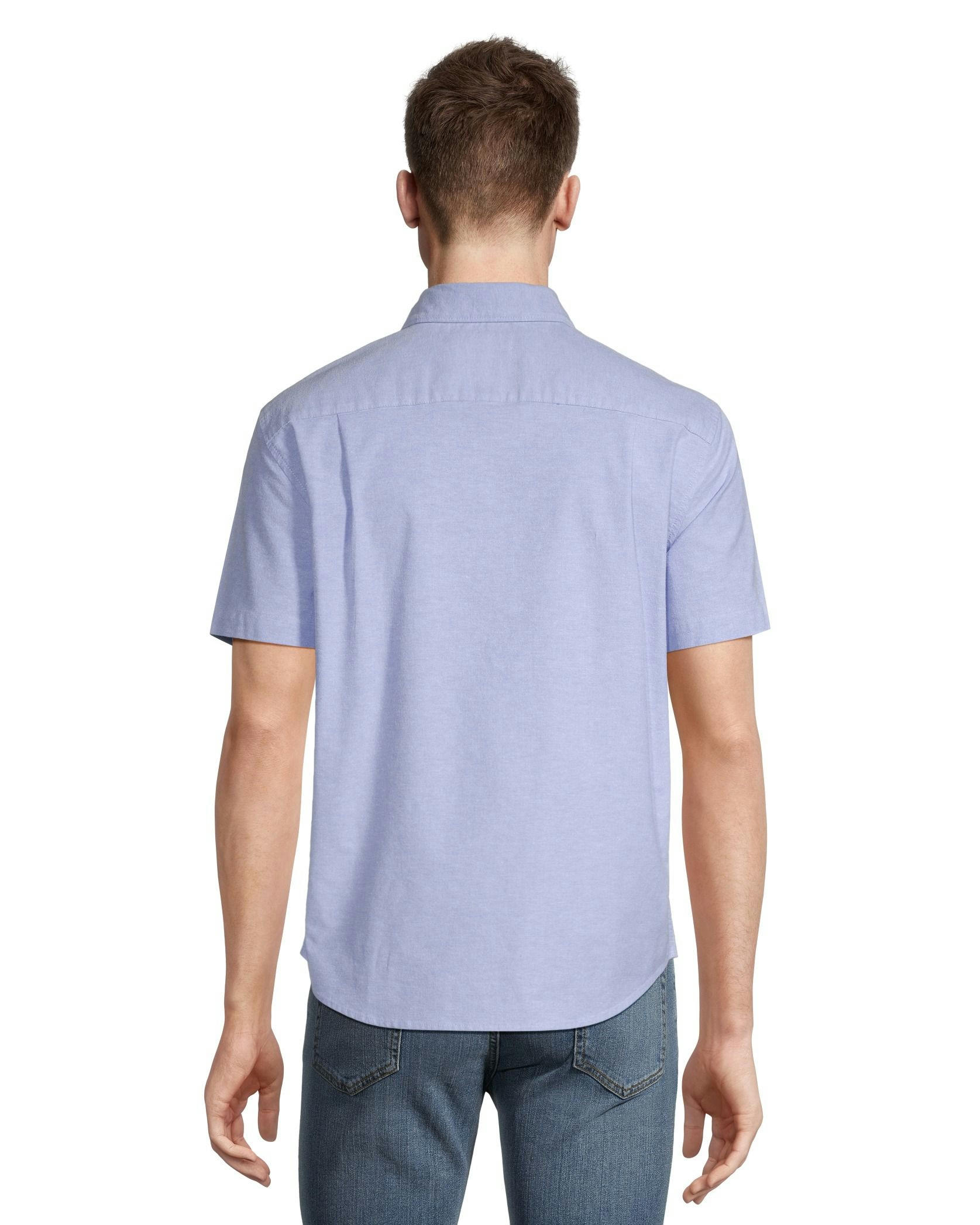 Denver Hayes Men's Oxford Modern Fit Casual Shirt